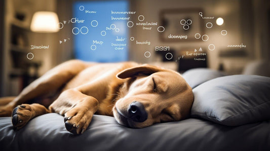 a dog sleeping