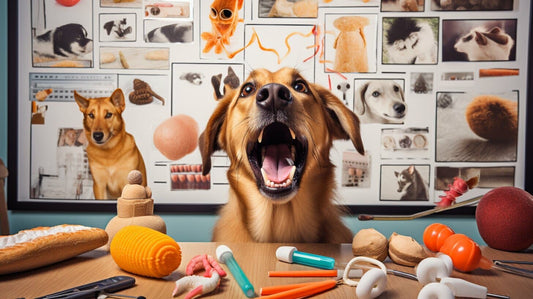 a dog with its mouth open