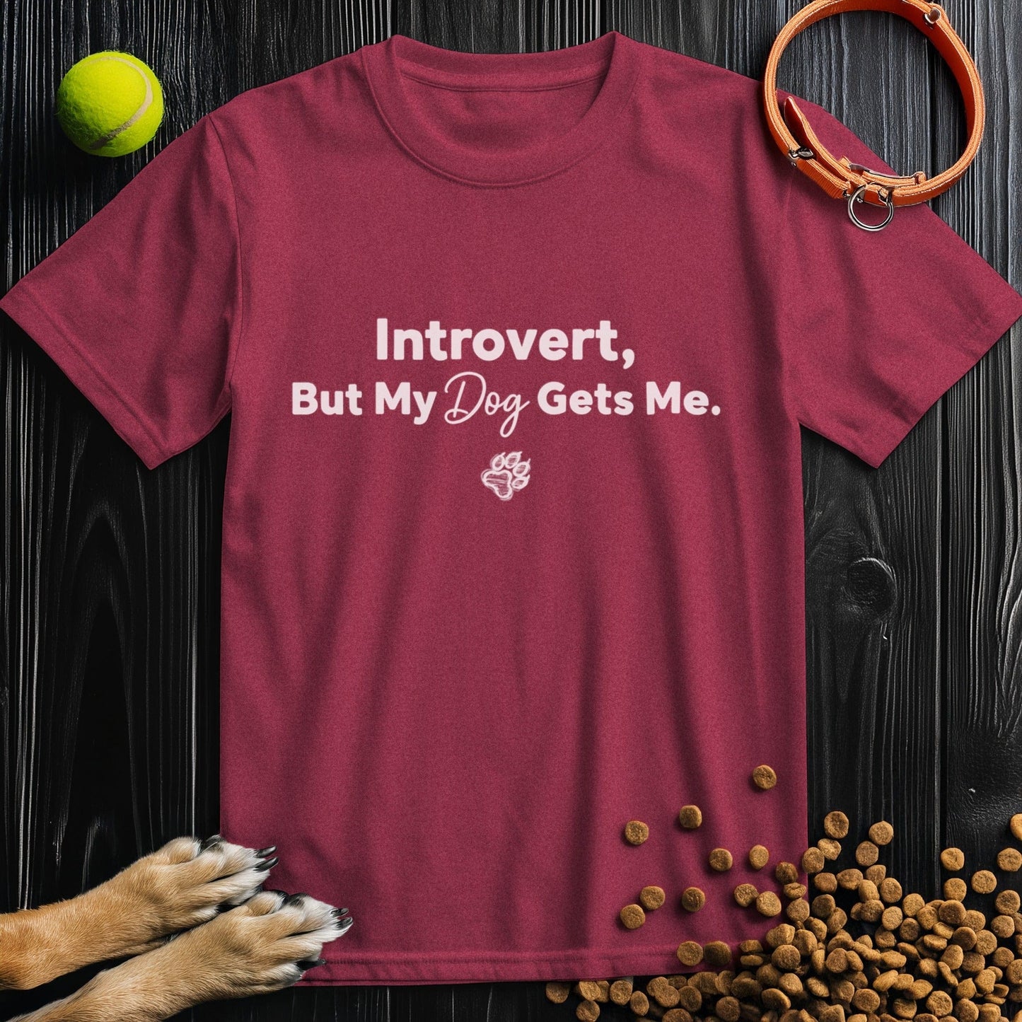 Introvert, But My Dog Gets Me T-Shirt