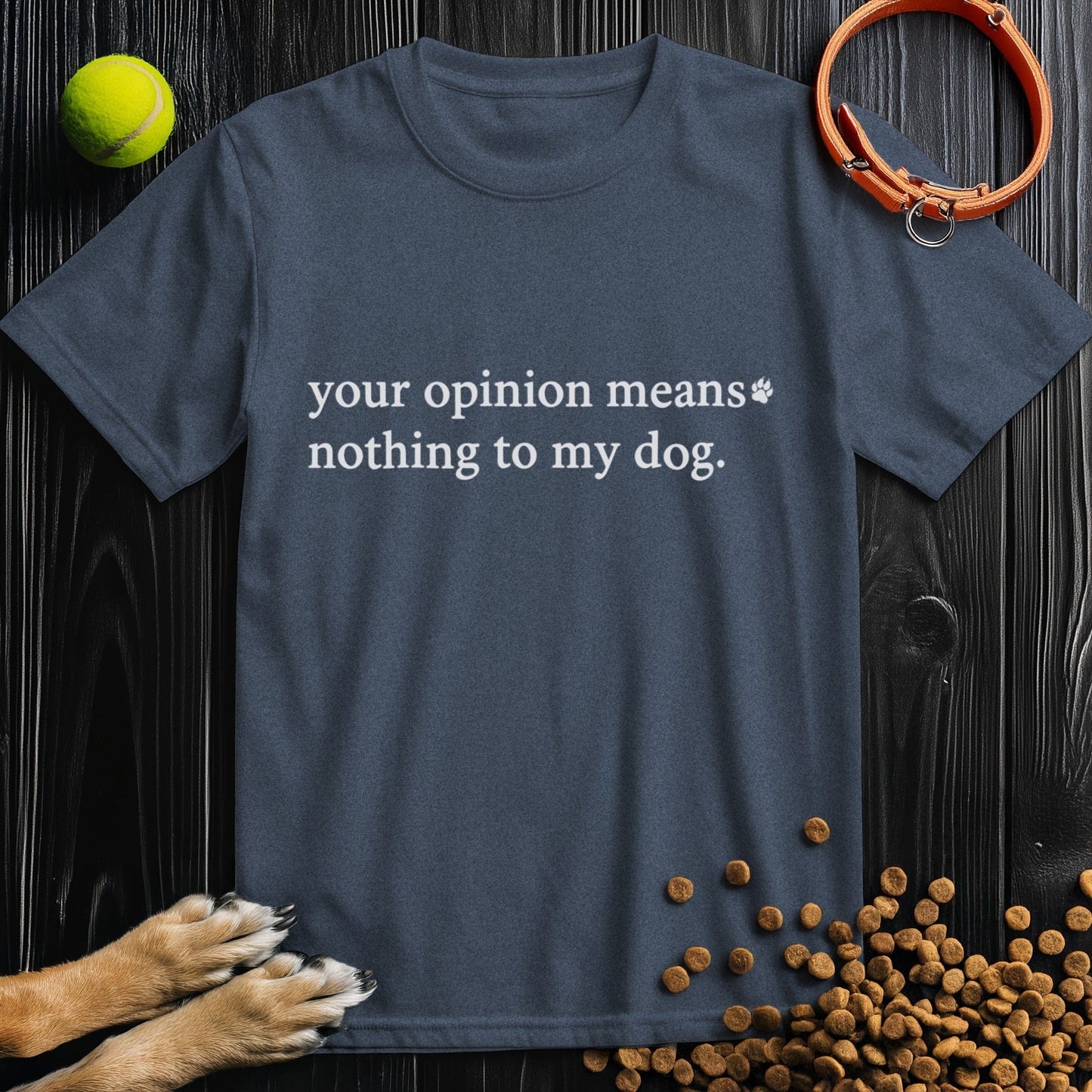 Your Opinion Means Nothing To My Dog T-Shirt