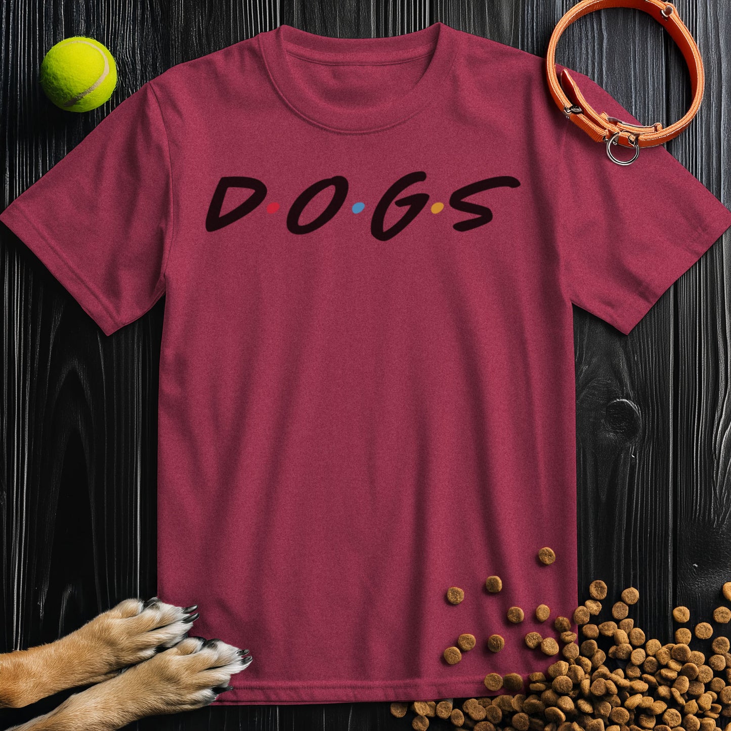 D O G S Black Type T-Shirt