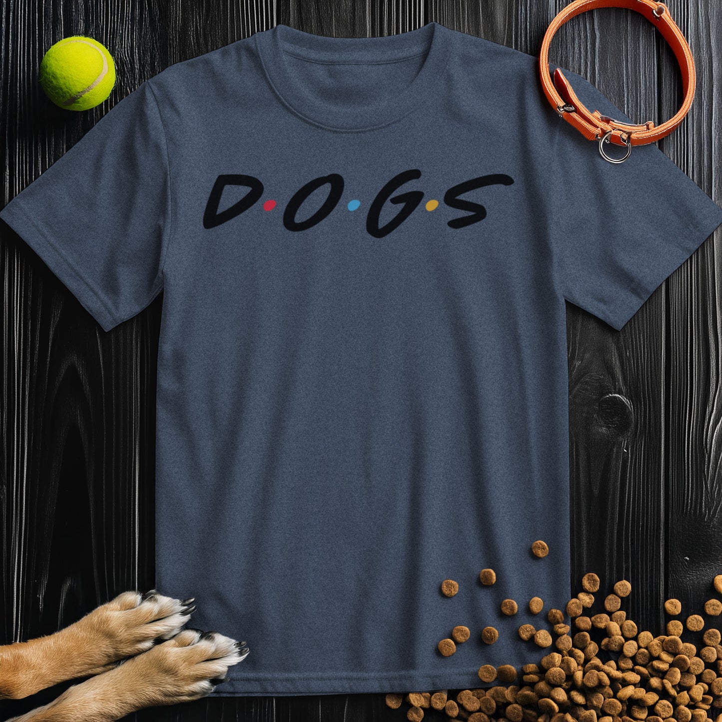 D O G S Black Type T-Shirt