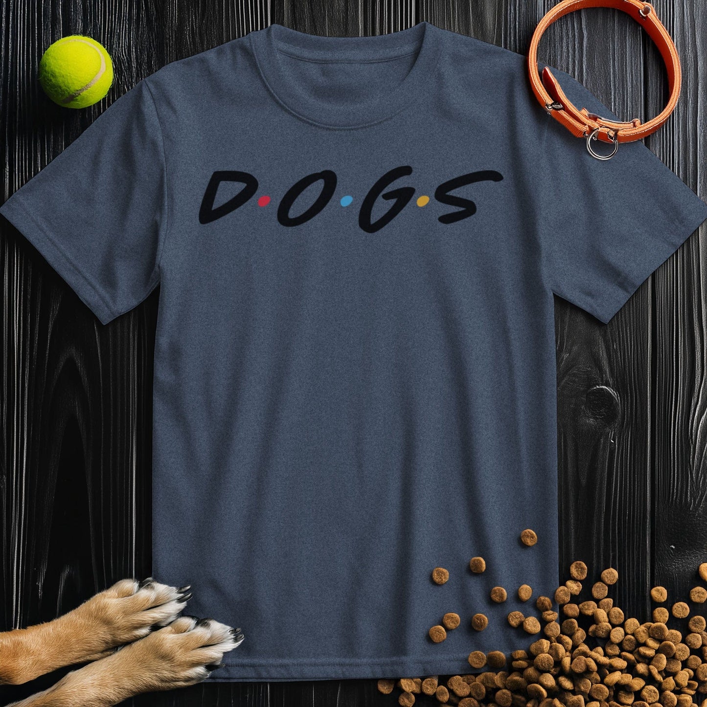 D O G S Black Type T-Shirt