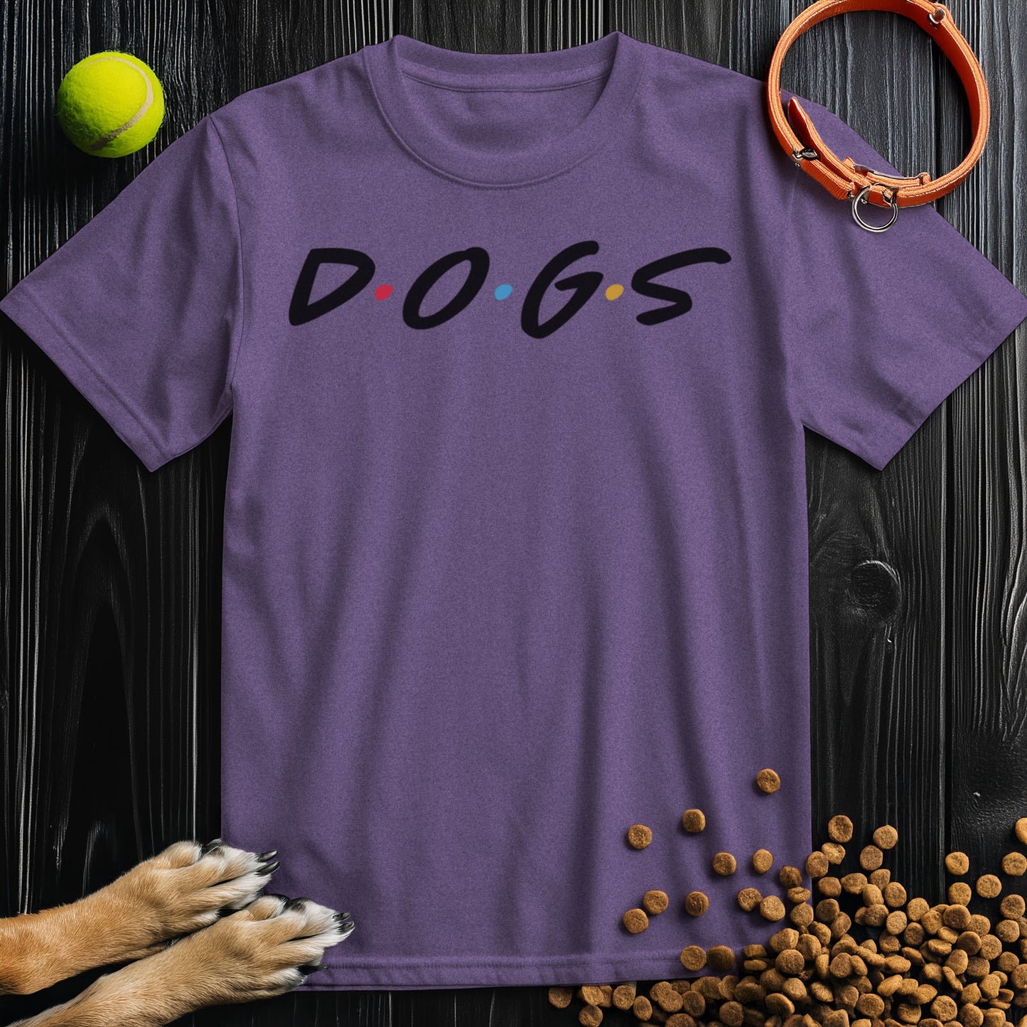 D O G S Black Type T-Shirt