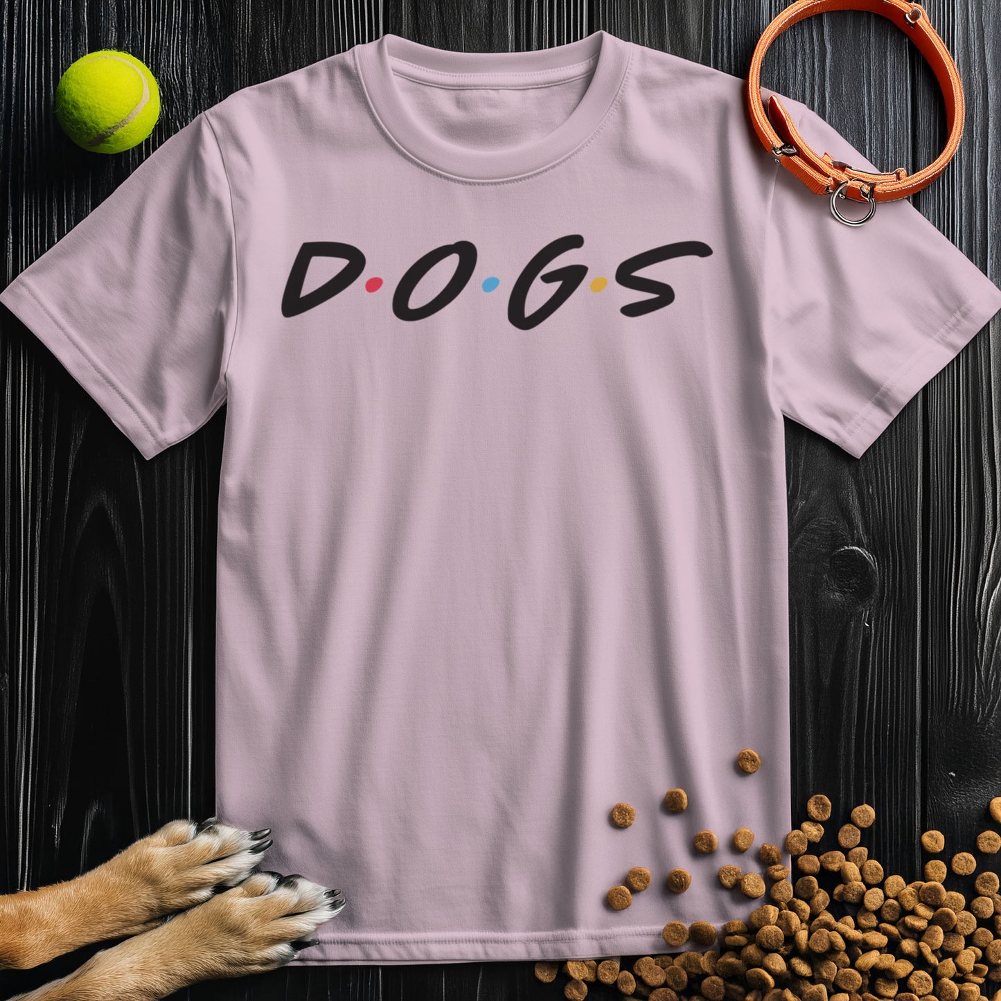 D O G S Black Type T-Shirt