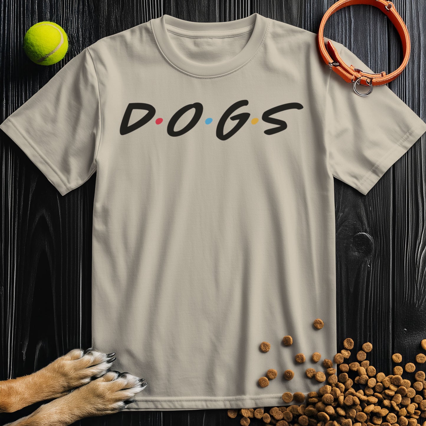 D O G S Black Type T-Shirt