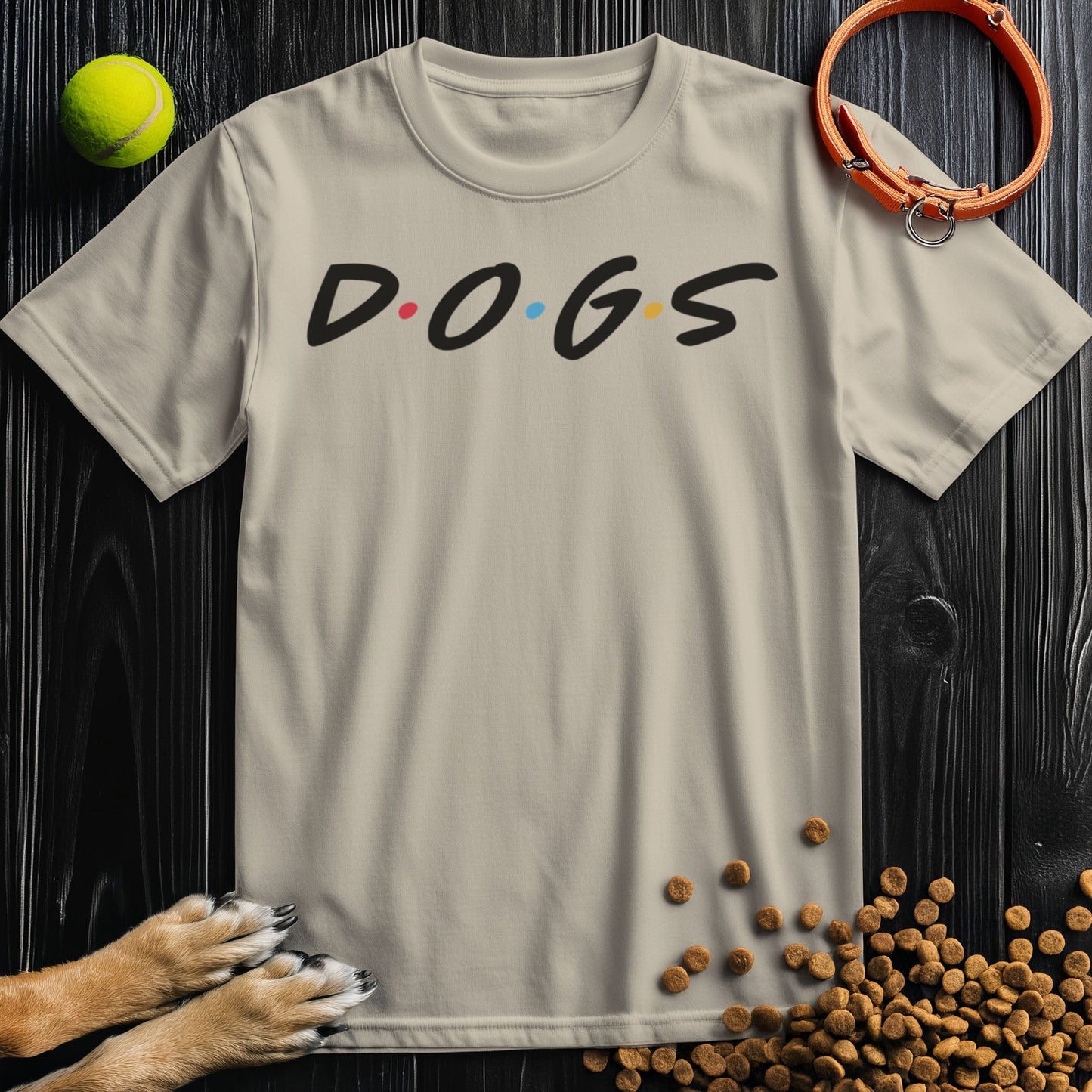 D O G S Black Type T-Shirt