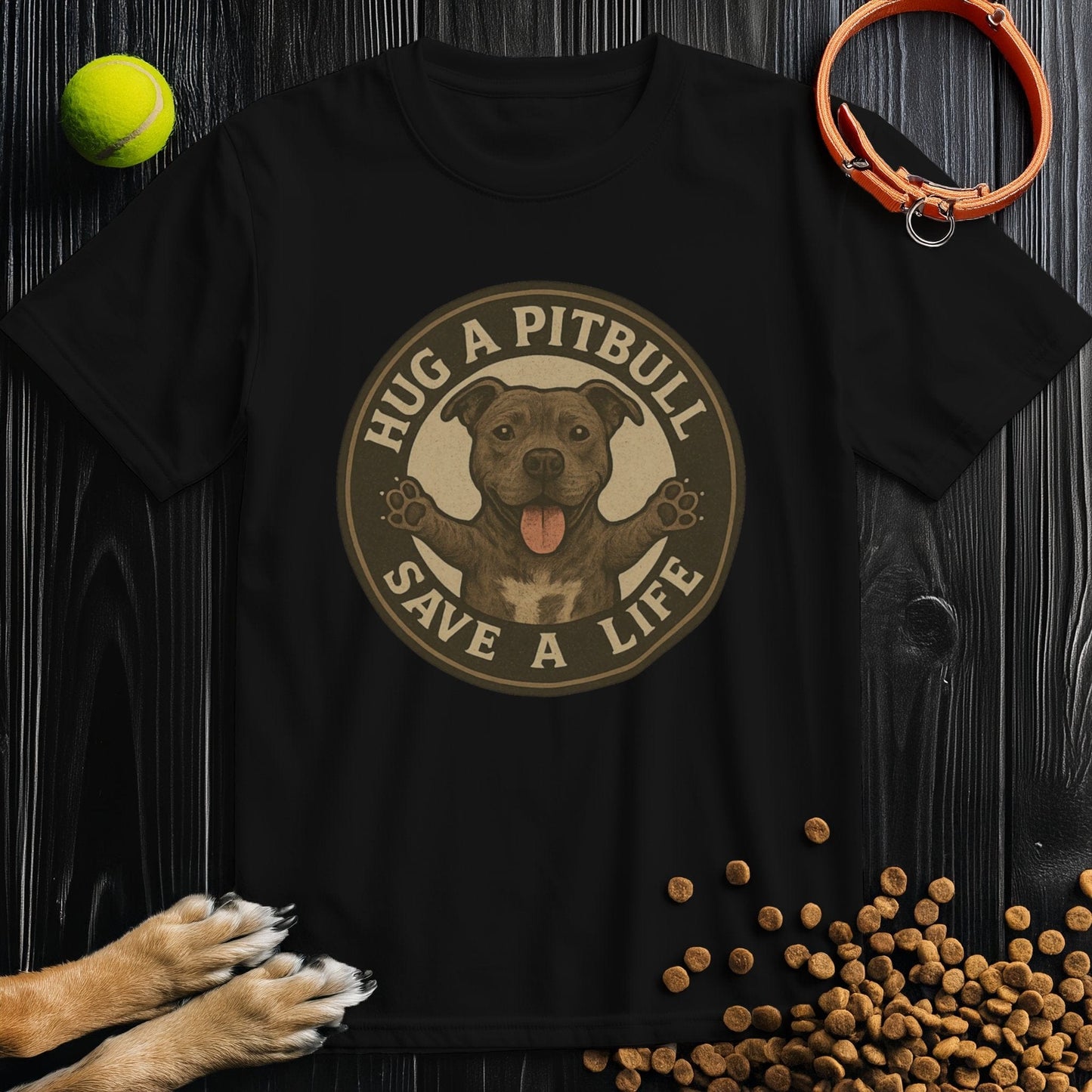 Hug A Pitbull Save A Life T-Shirt