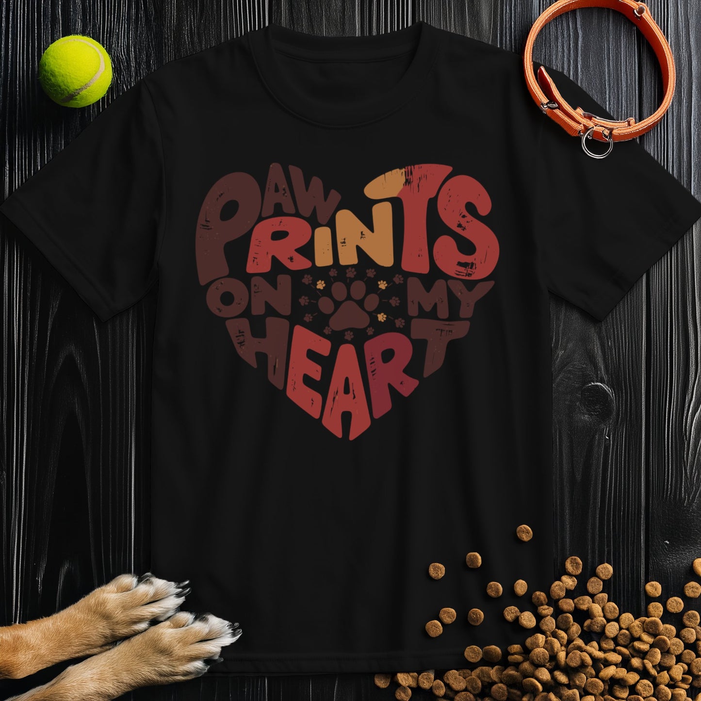 Paw Print On My Heart T-Shirt