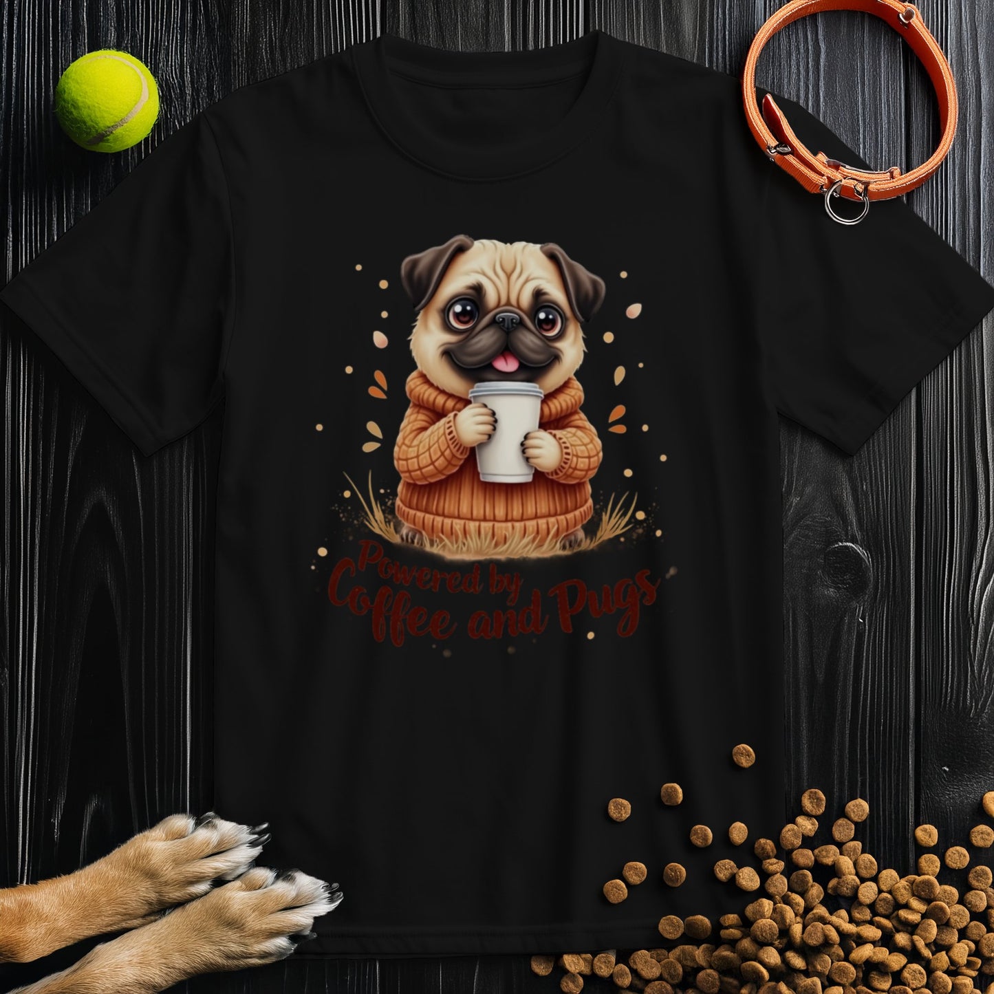 Pugs & Coffee Vibes T-Shirt