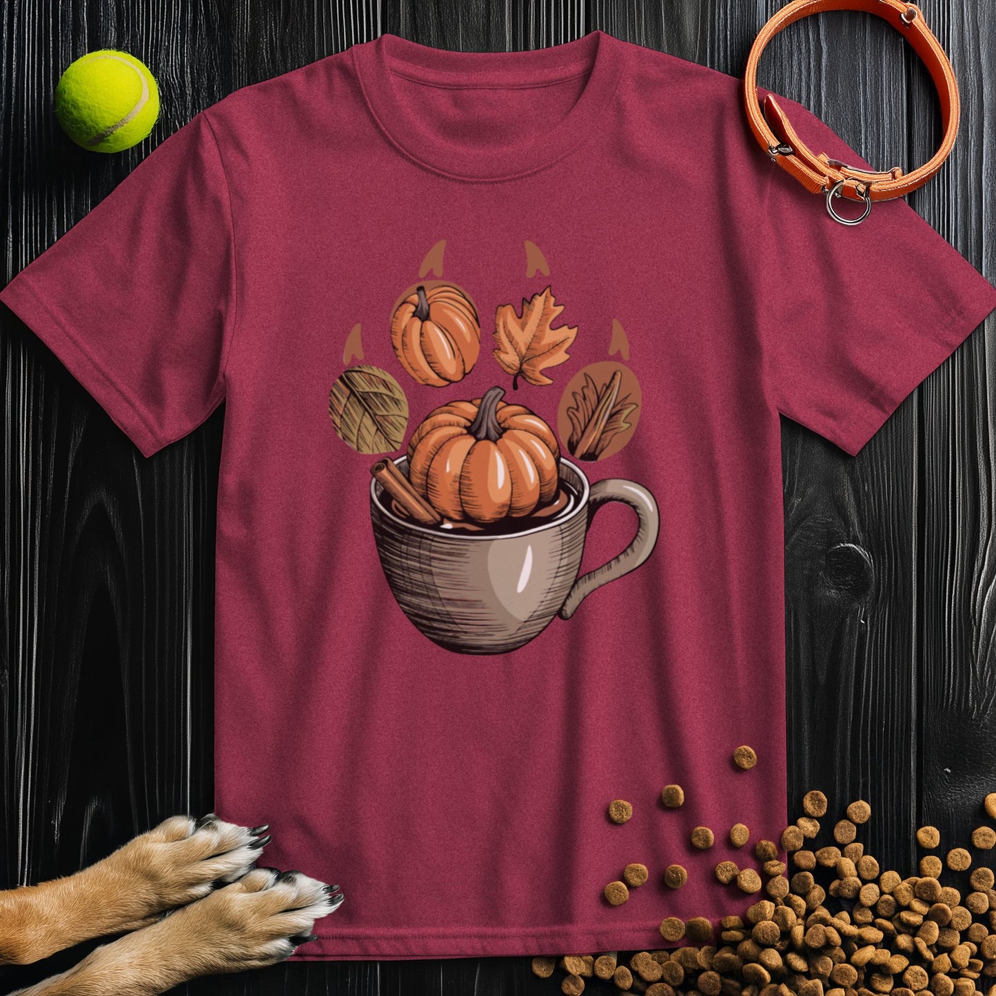 Autumn Brew Paw T-Shirt