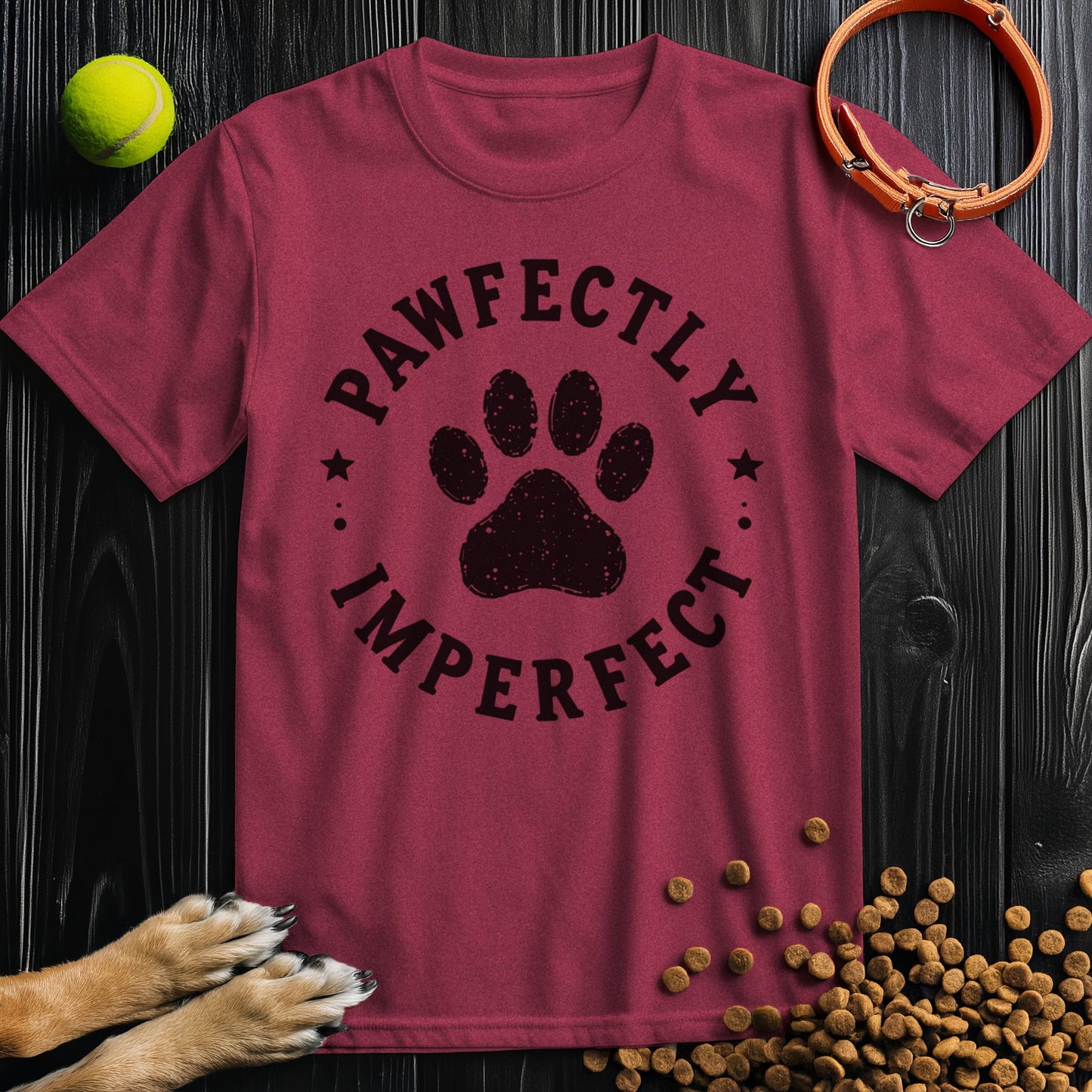 Pawfectly Imperfect Badge T-Shirt