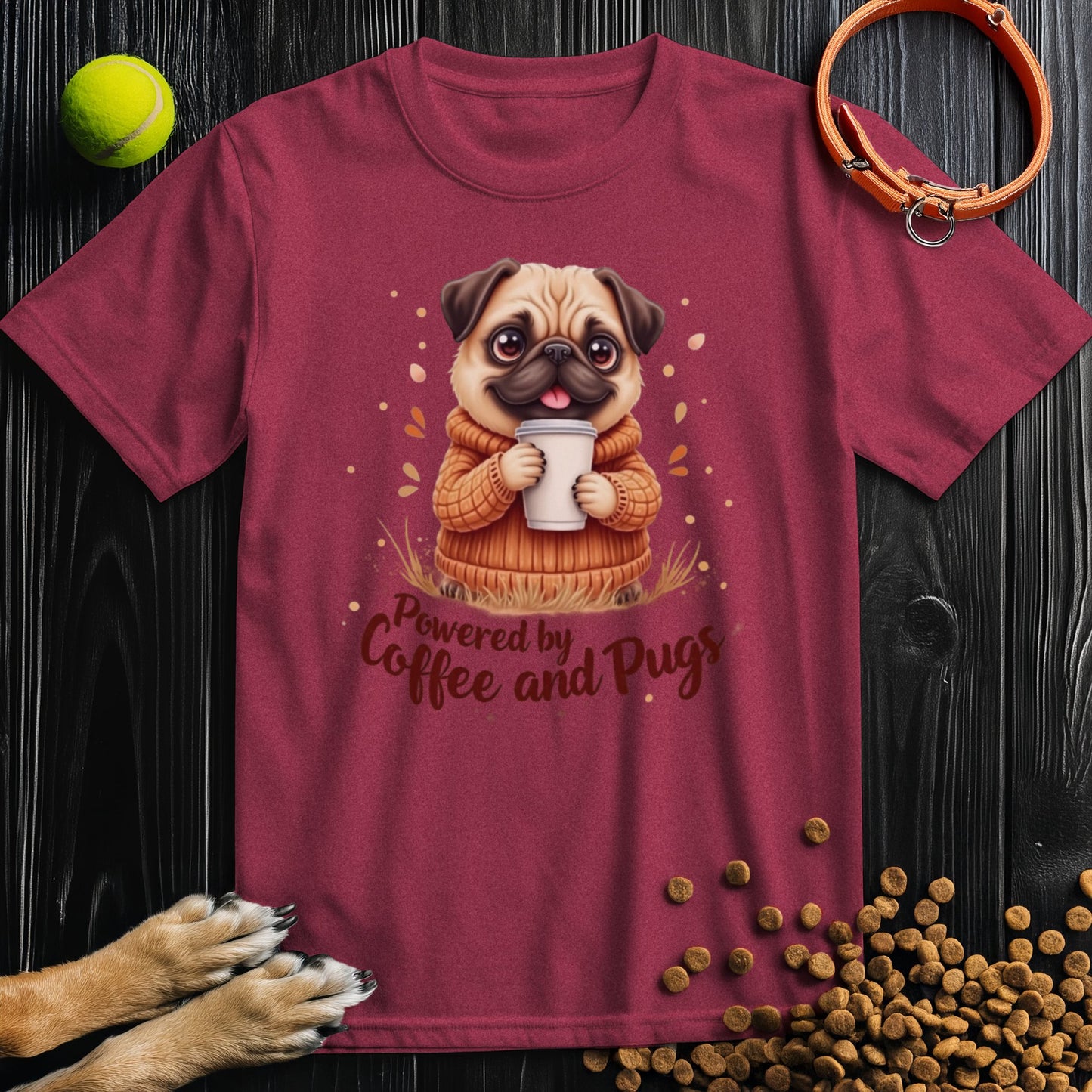 Pugs & Coffee Vibes T-Shirt