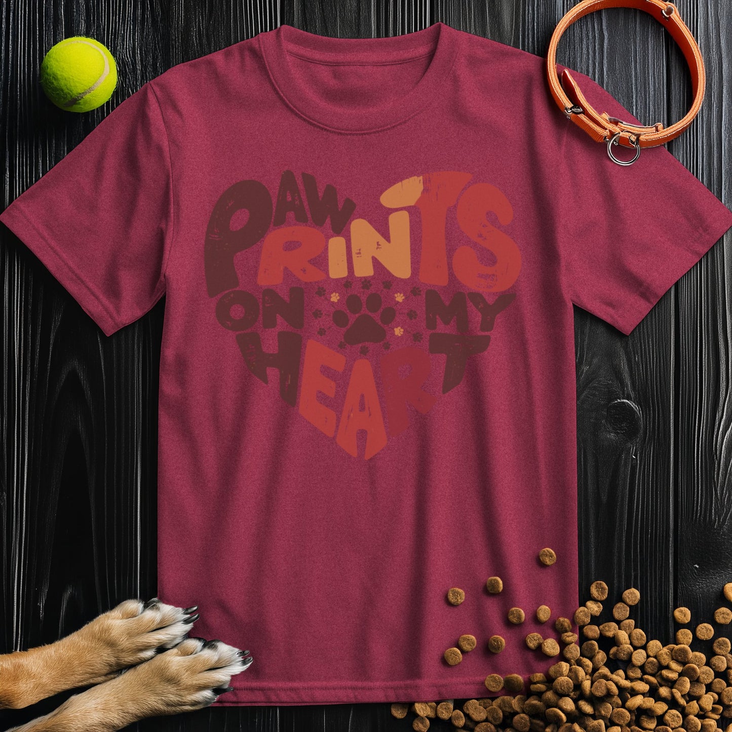 Paw Print On My Heart T-Shirt