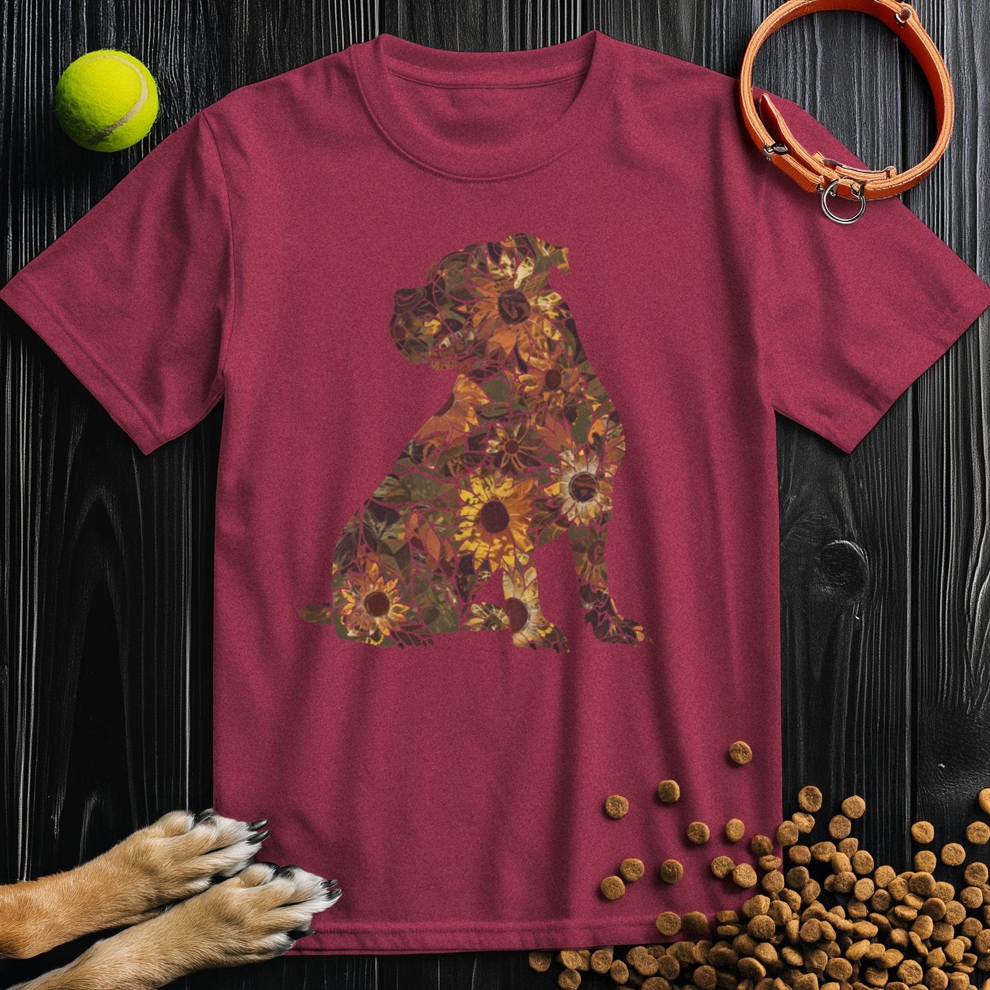 Sunflower American Bulldog T-Shirt
