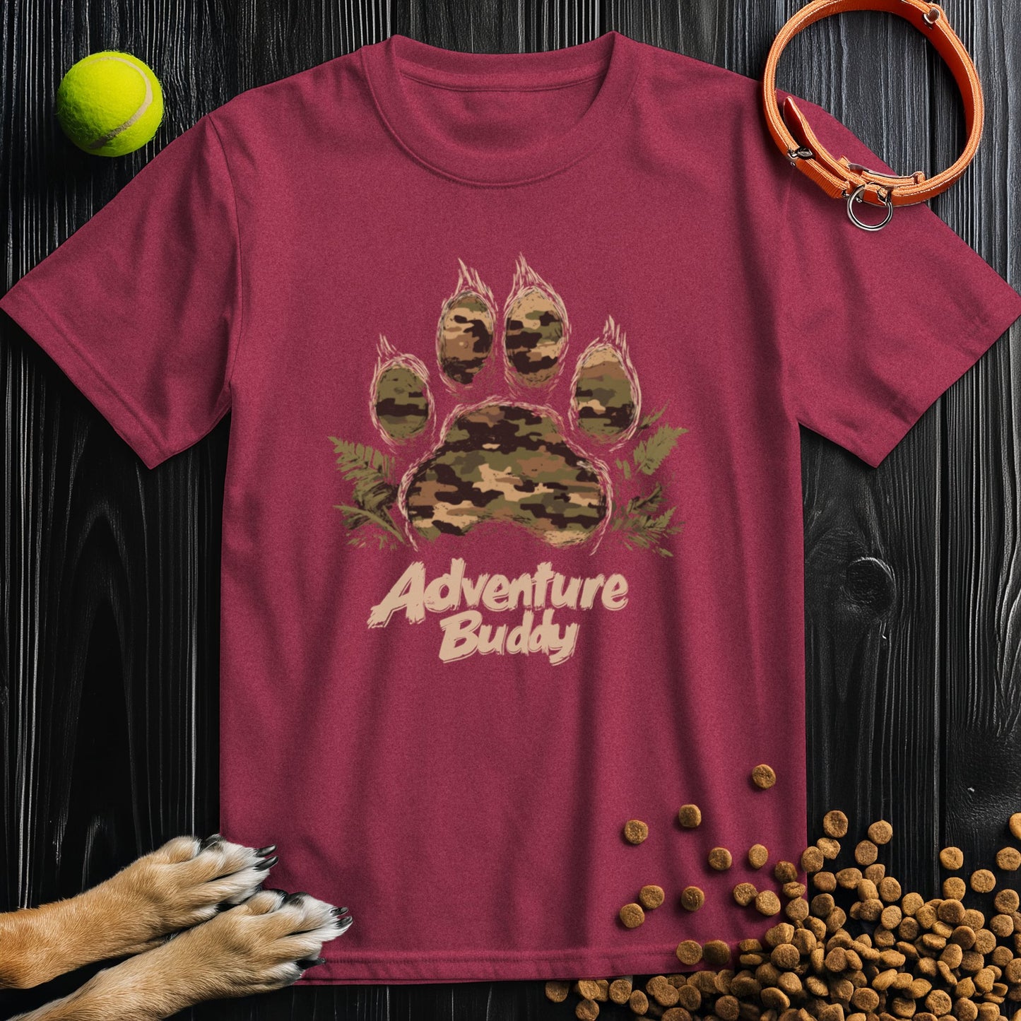 Camo Paw Adventure T-Shirt