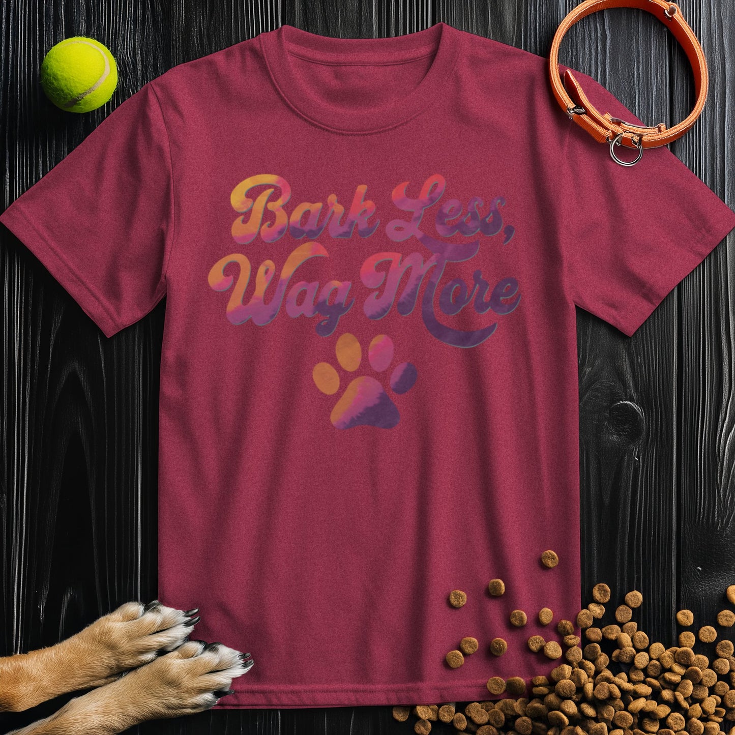 Bark Less, Wag More T-Shirt