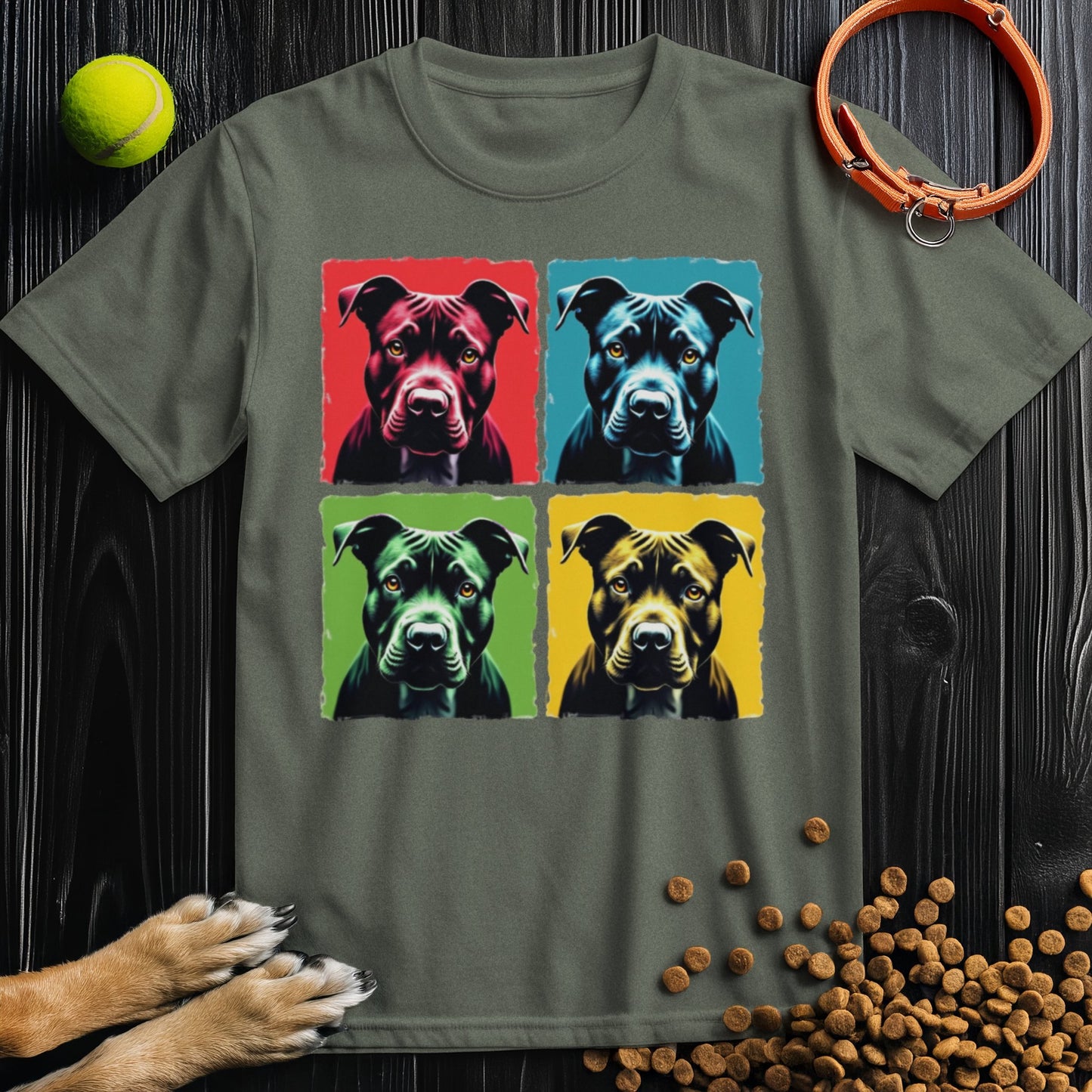 Pittie Pop Art T-Shirt