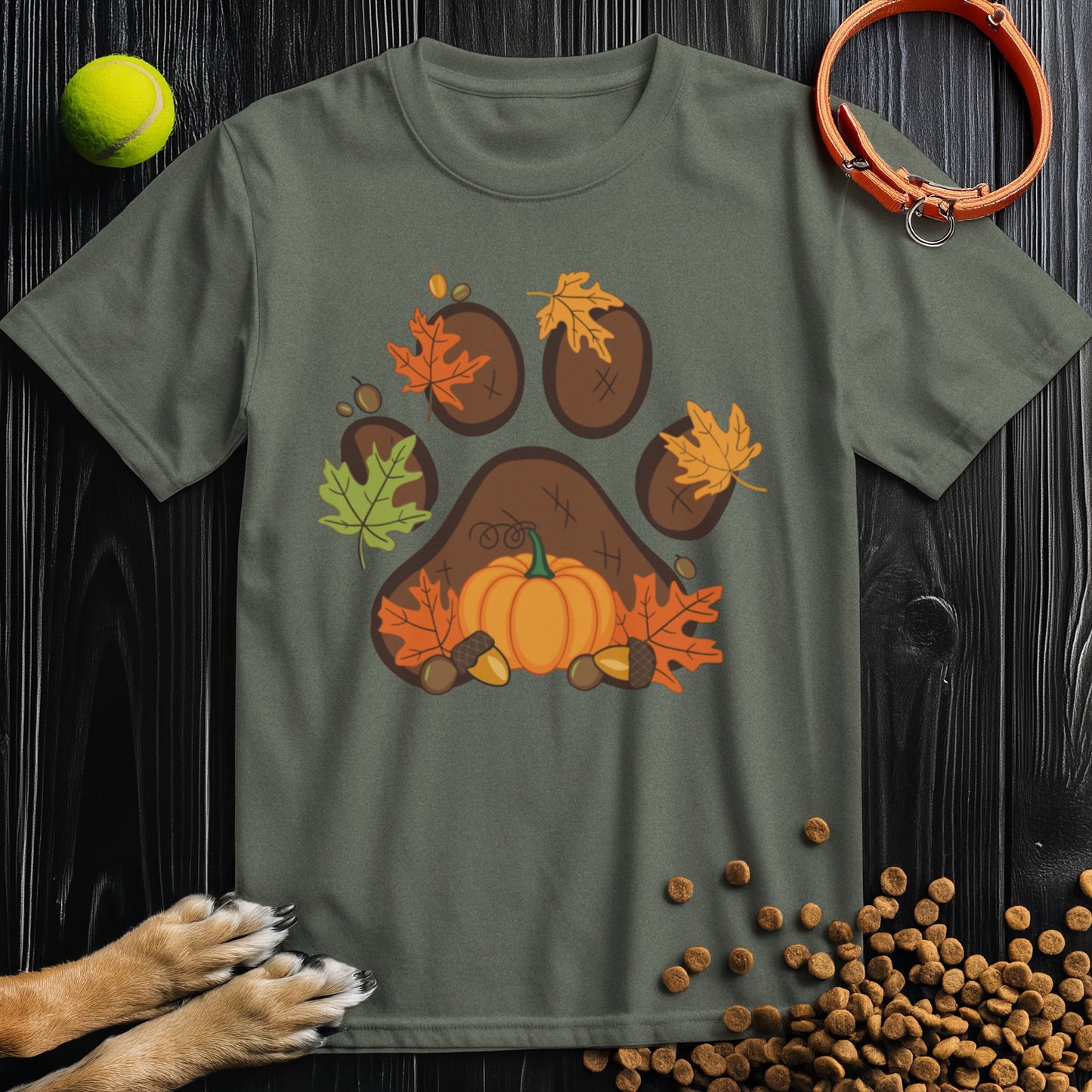 Harvest Paw Prints T-Shirt