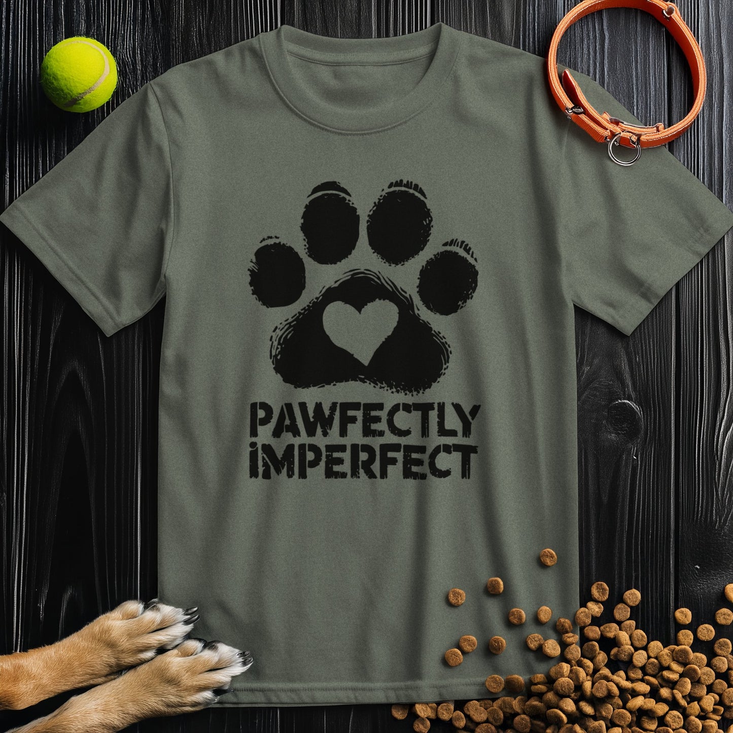 Pawfectly Imperfect Rustic T-Shirt