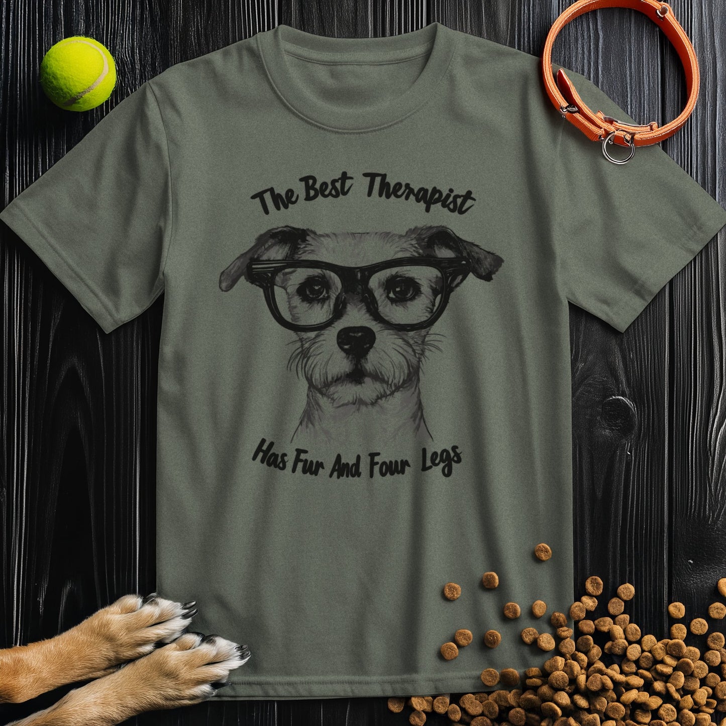The Best Therapist Has Fur And Four Legs T-Shirt