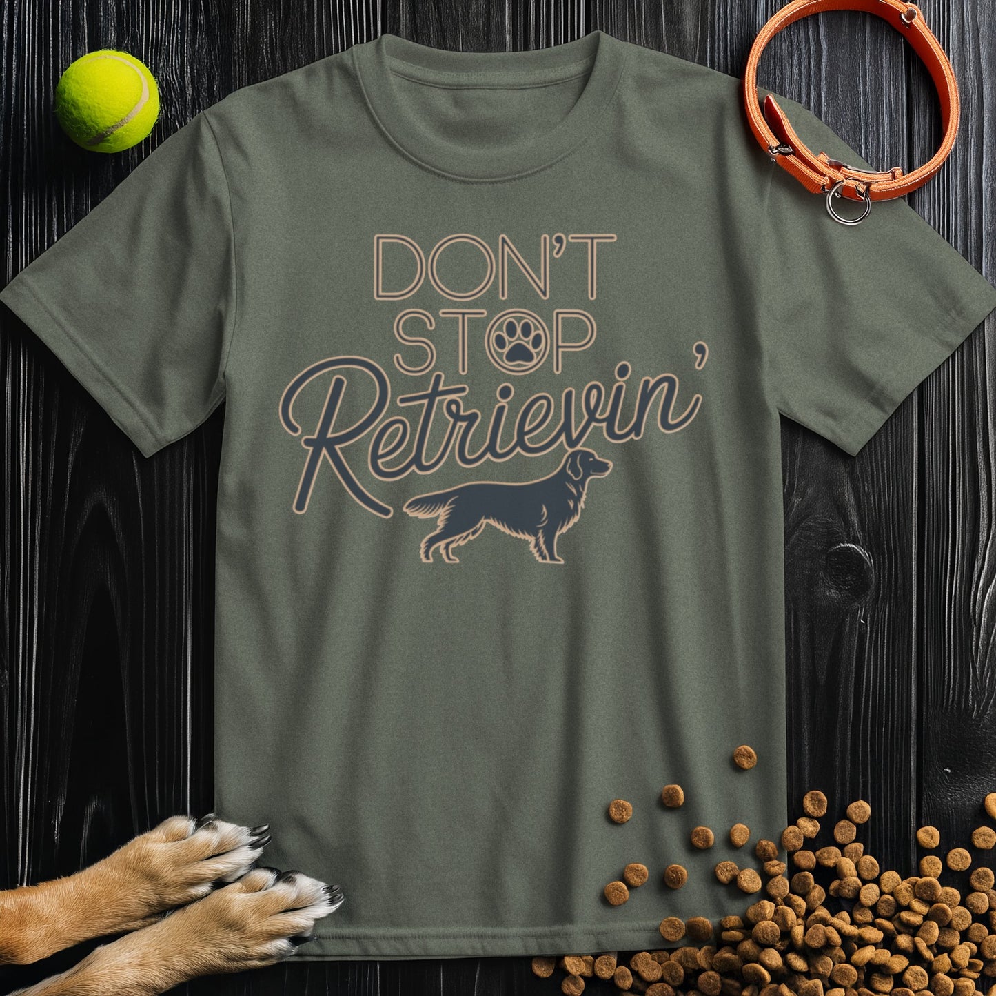 Golden Vibes: Don't Stop Retrievin' Edition T-Shirt