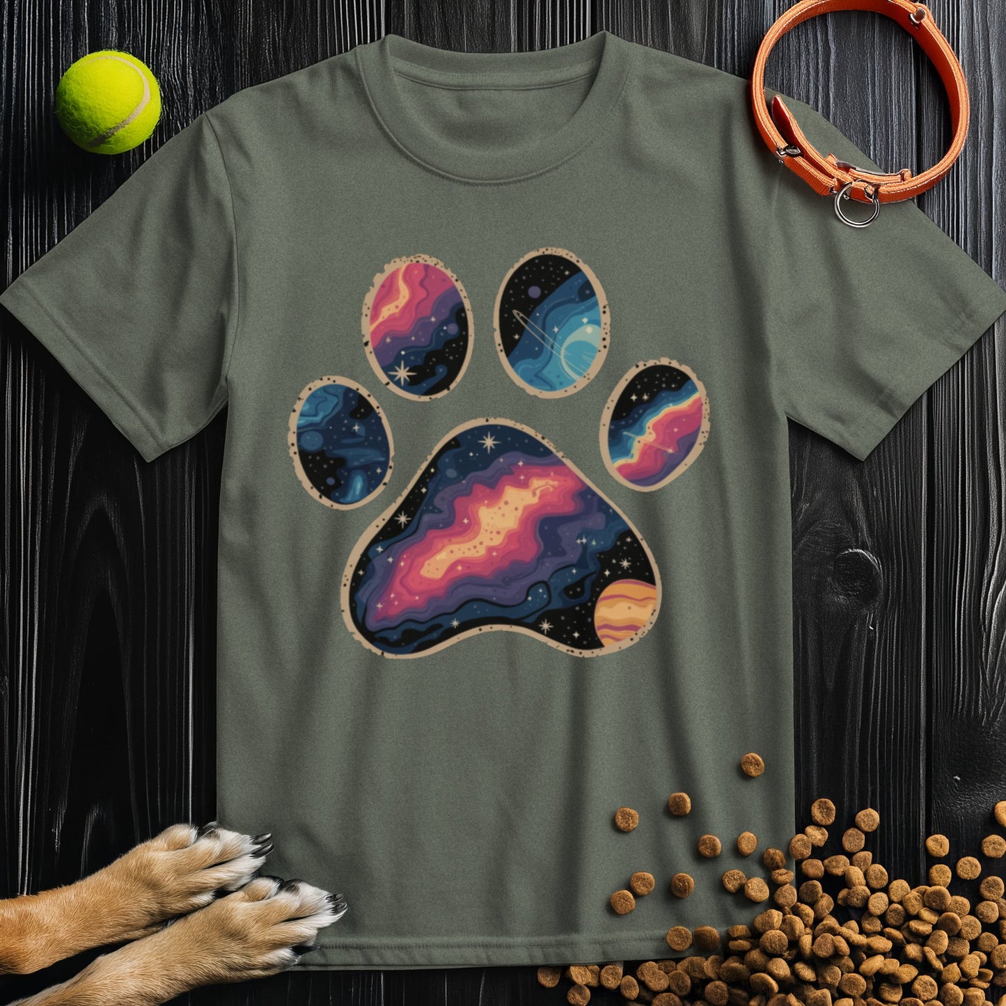 Lunar Paw Mandala T-Shirt