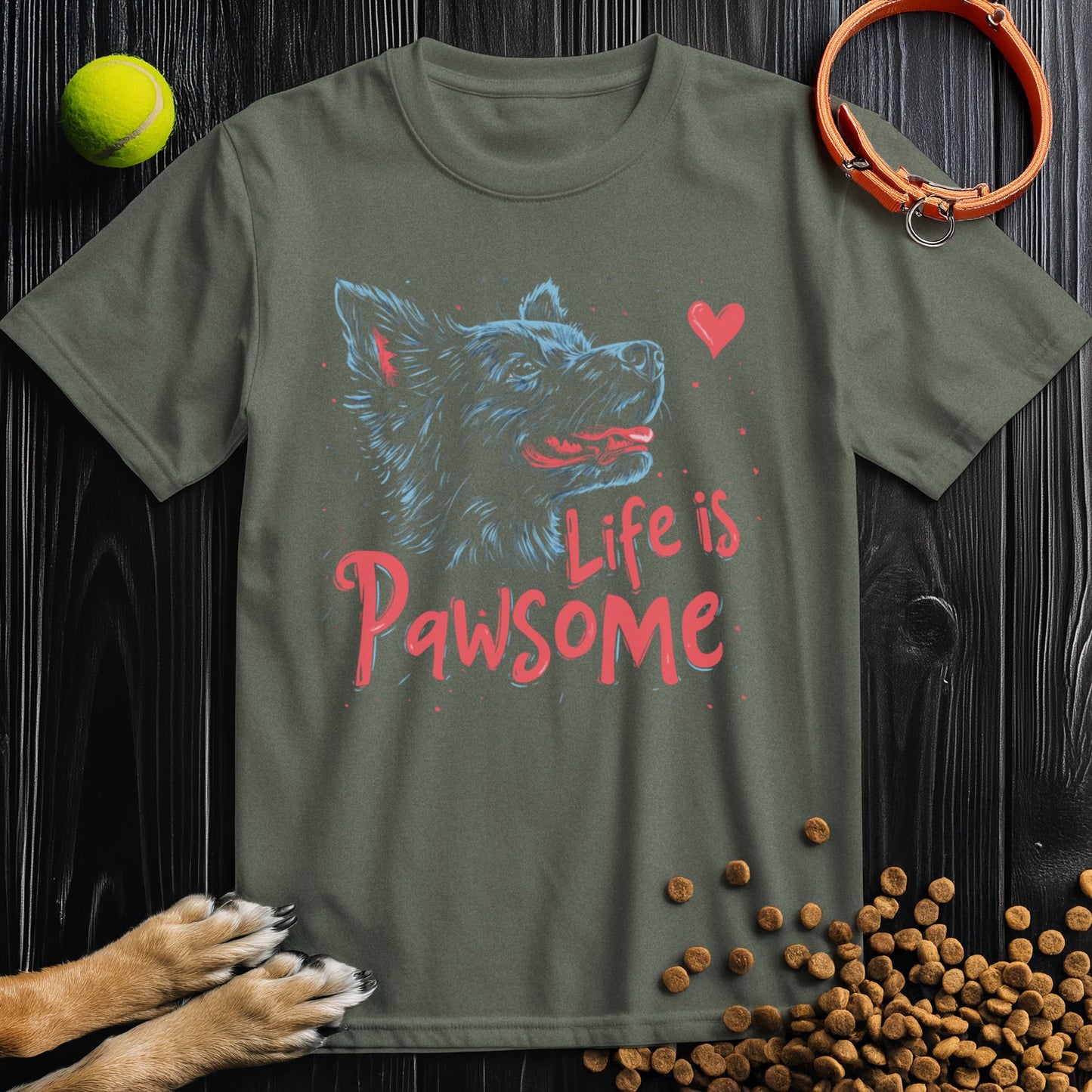 Life Is Pawsome T-Shirt