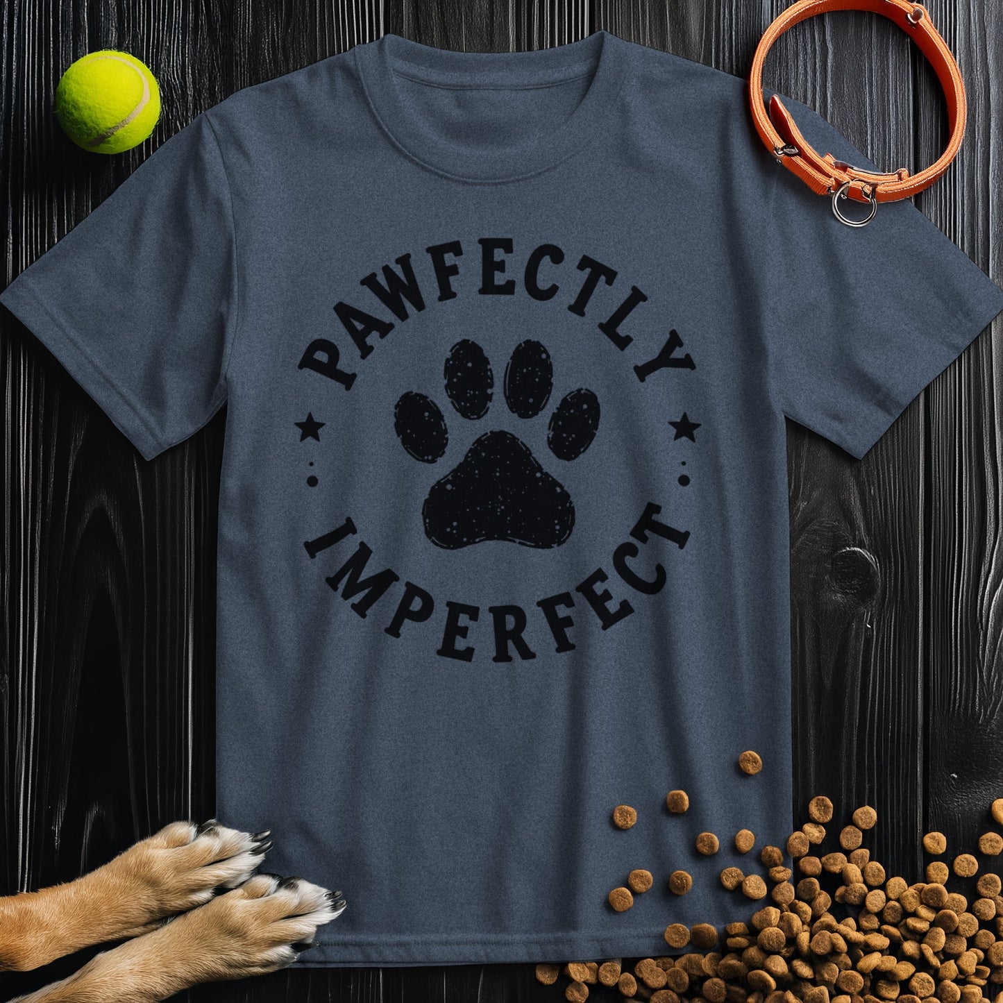 Pawfectly Imperfect Badge T-Shirt