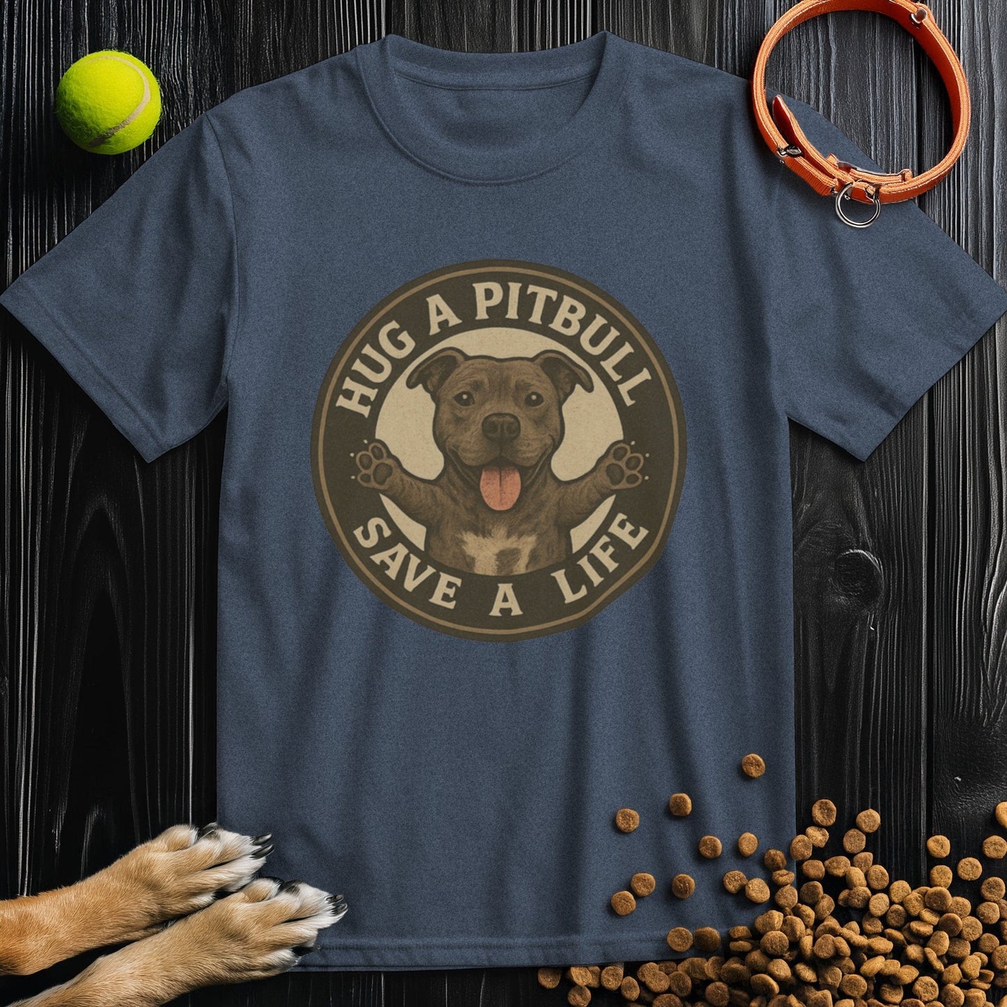 Hug A Pitbull Save A Life T-Shirt