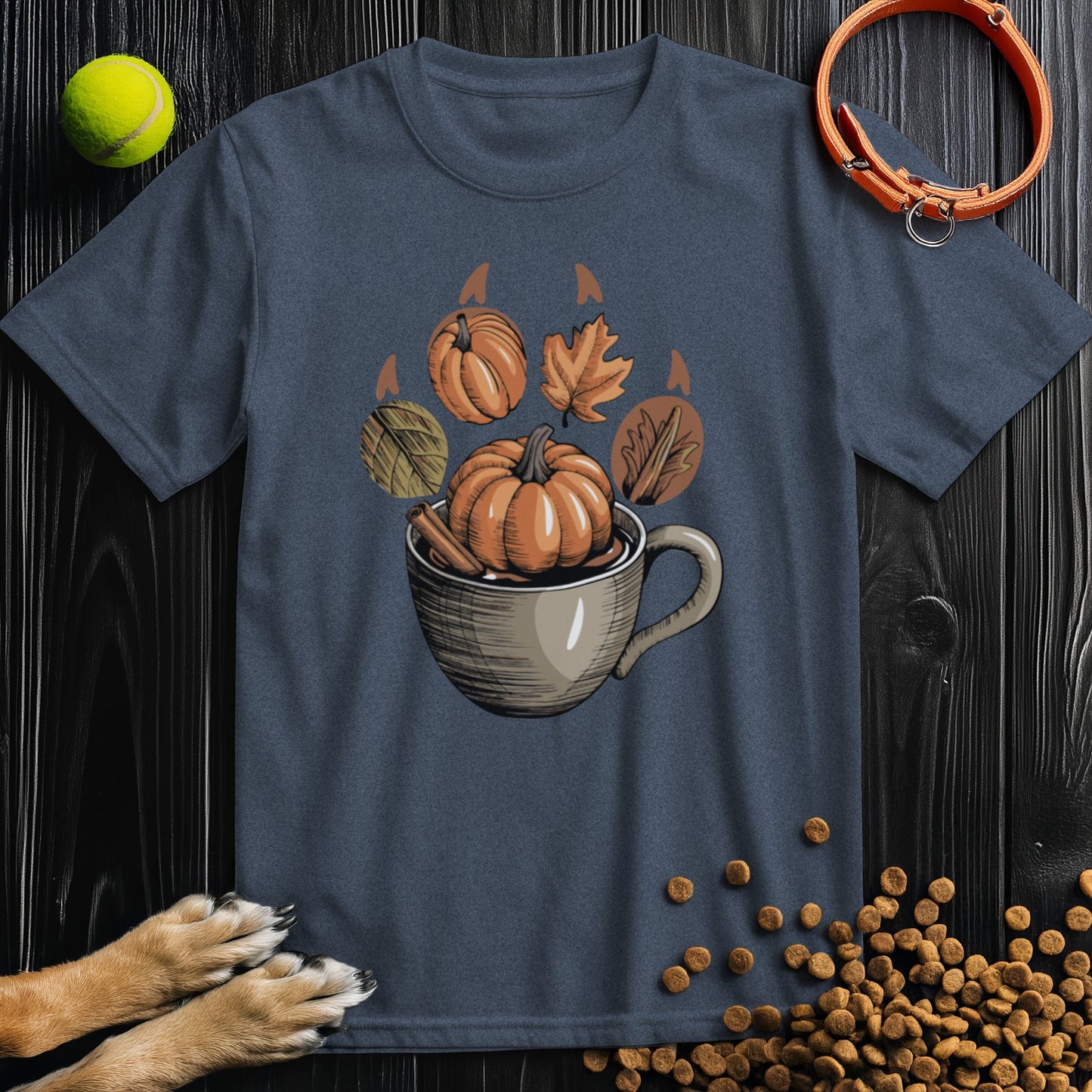 Autumn Brew Paw T-Shirt