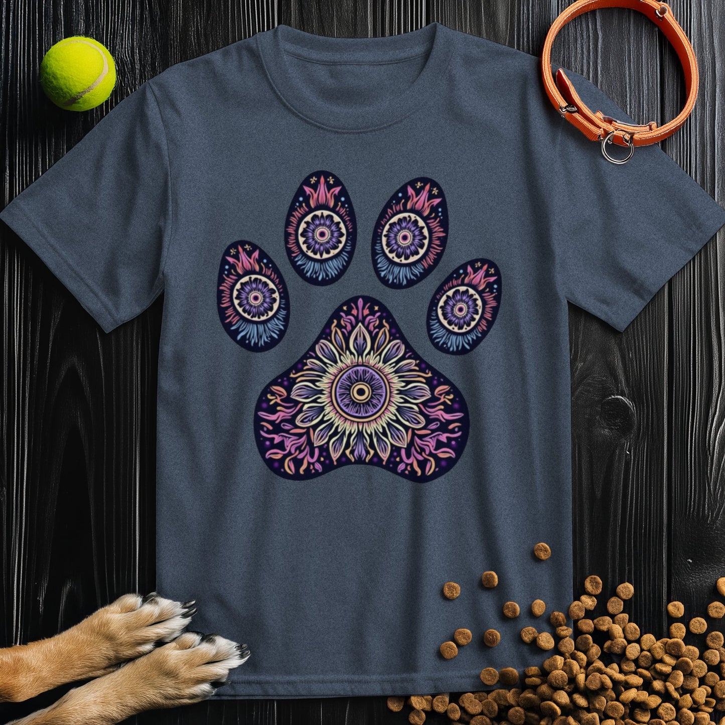 Mystic Paw Mandala T-Shirt