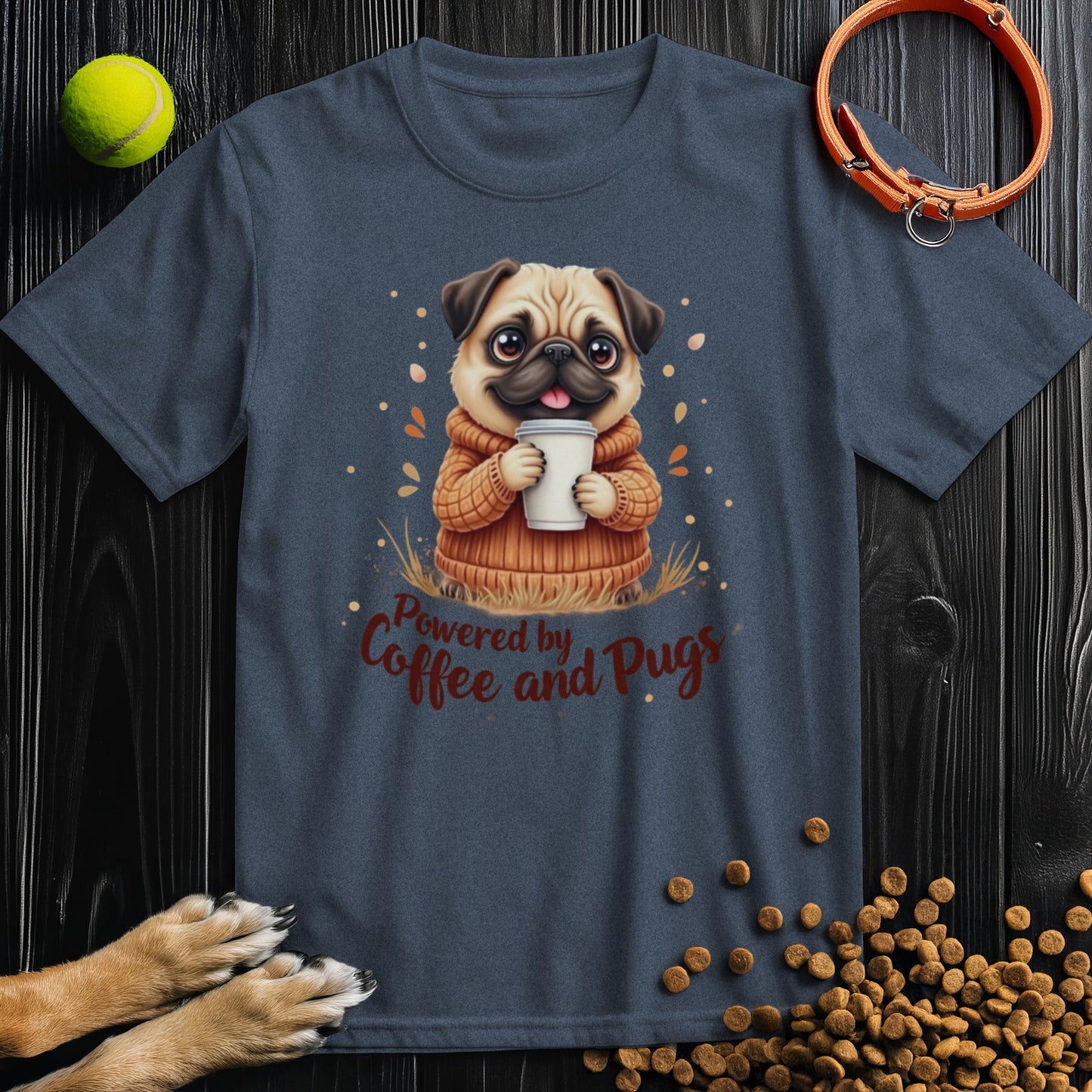 Pugs & Coffee Vibes T-Shirt