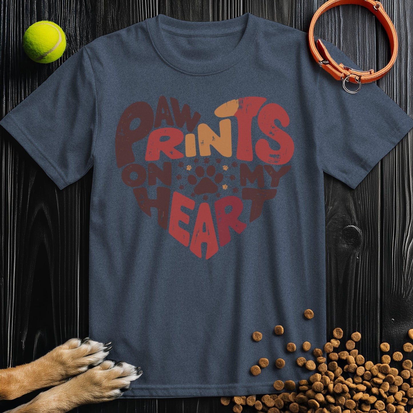 Paw Print On My Heart T-Shirt