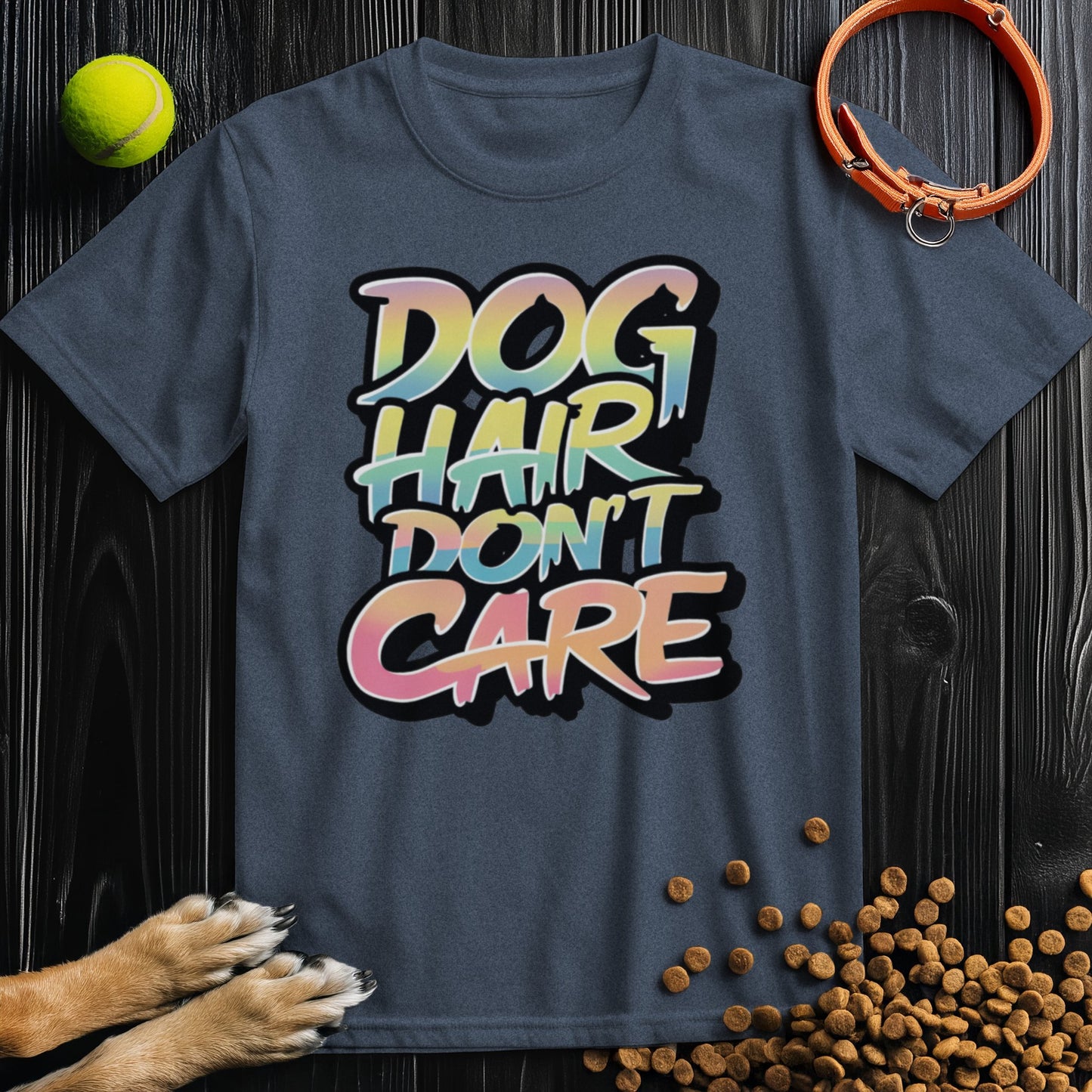 Dog Hair, Don't Care Color Splash T-Shirt