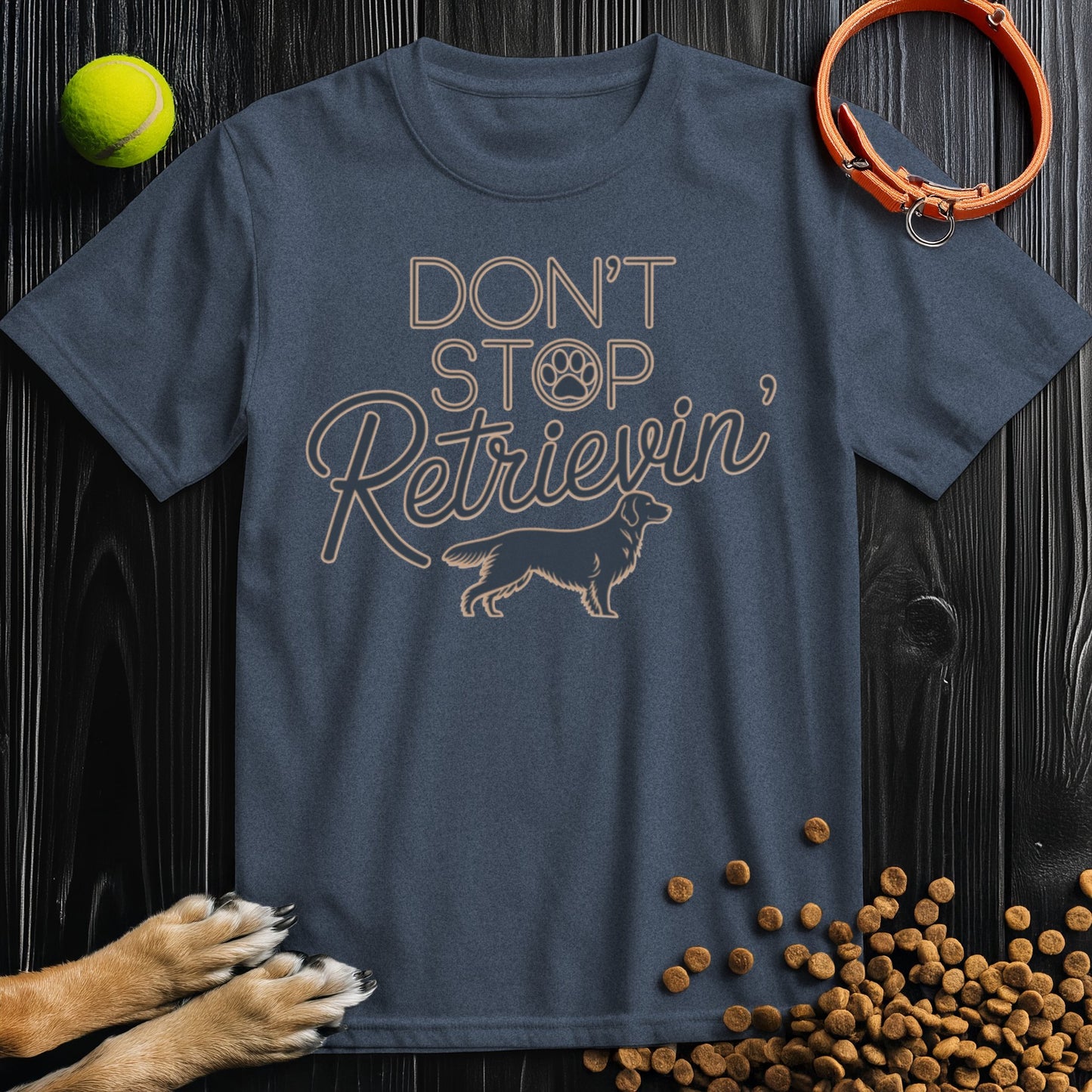 Golden Vibes: Don't Stop Retrievin' Edition T-Shirt