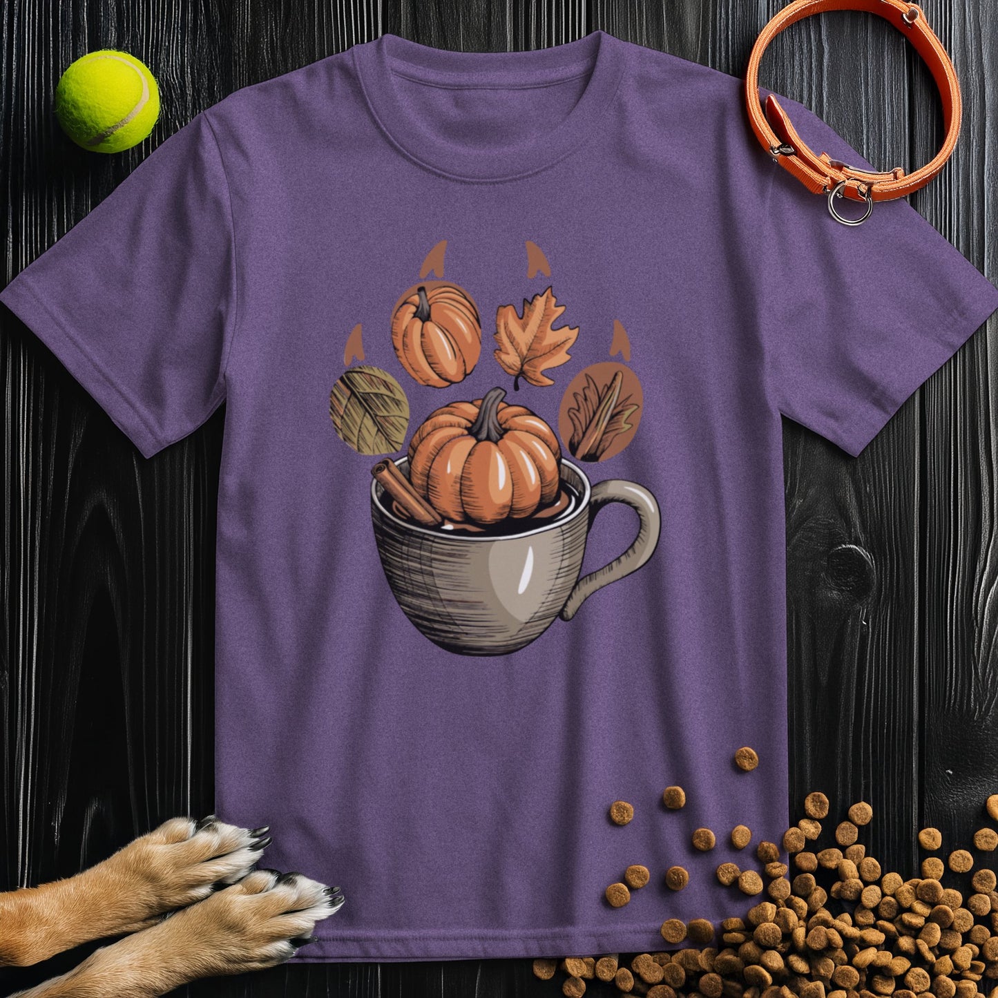 Autumn Brew Paw T-Shirt