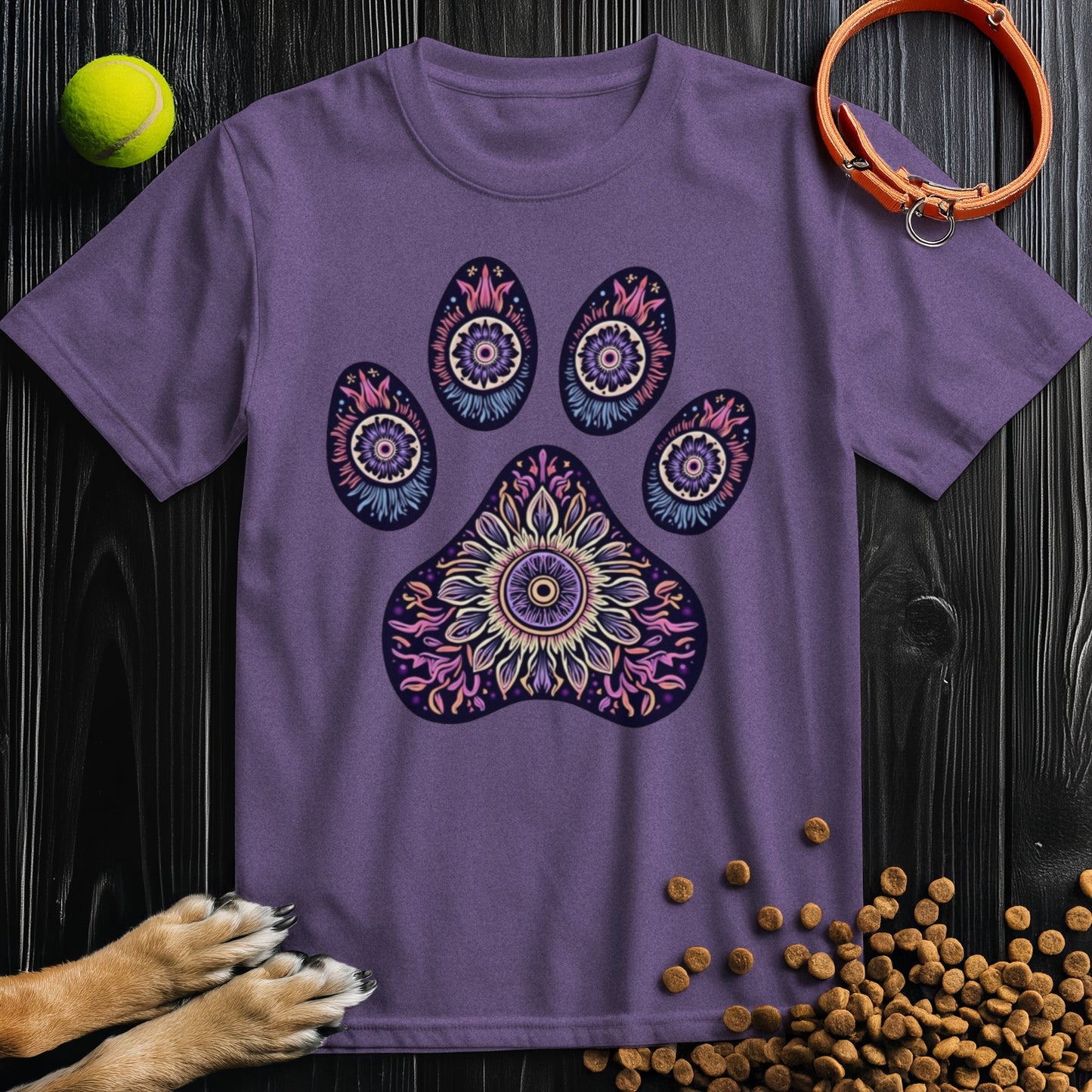 Mystic Paw Mandala T-Shirt