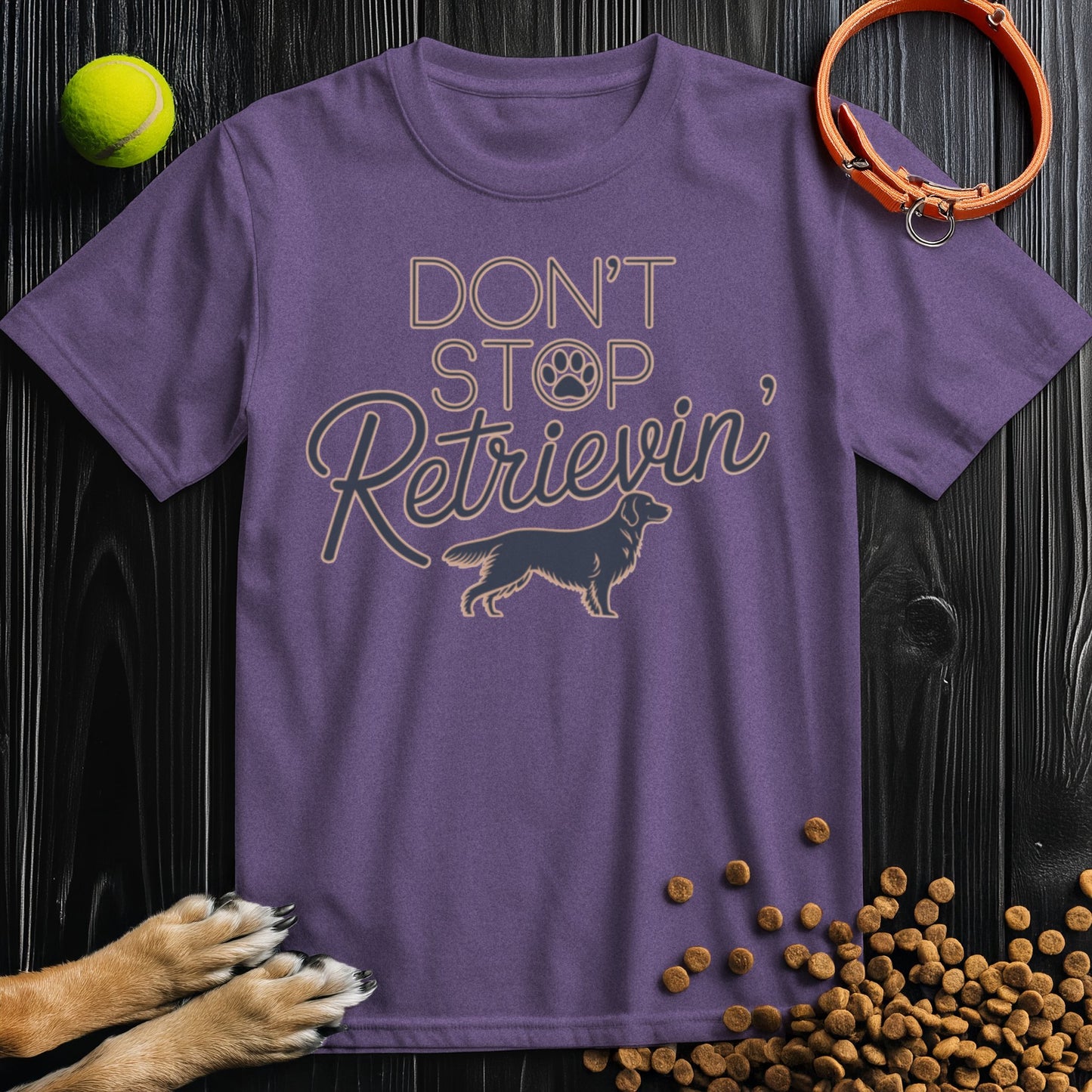 Golden Vibes: Don't Stop Retrievin' Edition T-Shirt