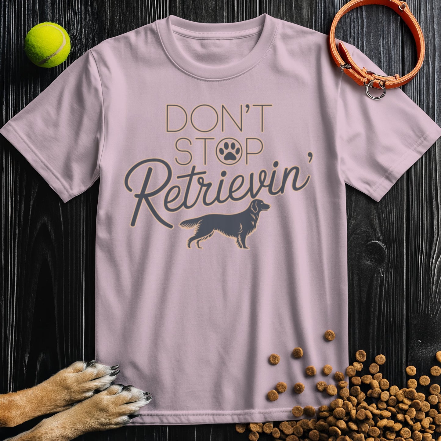 Golden Vibes: Don't Stop Retrievin' Edition T-Shirt