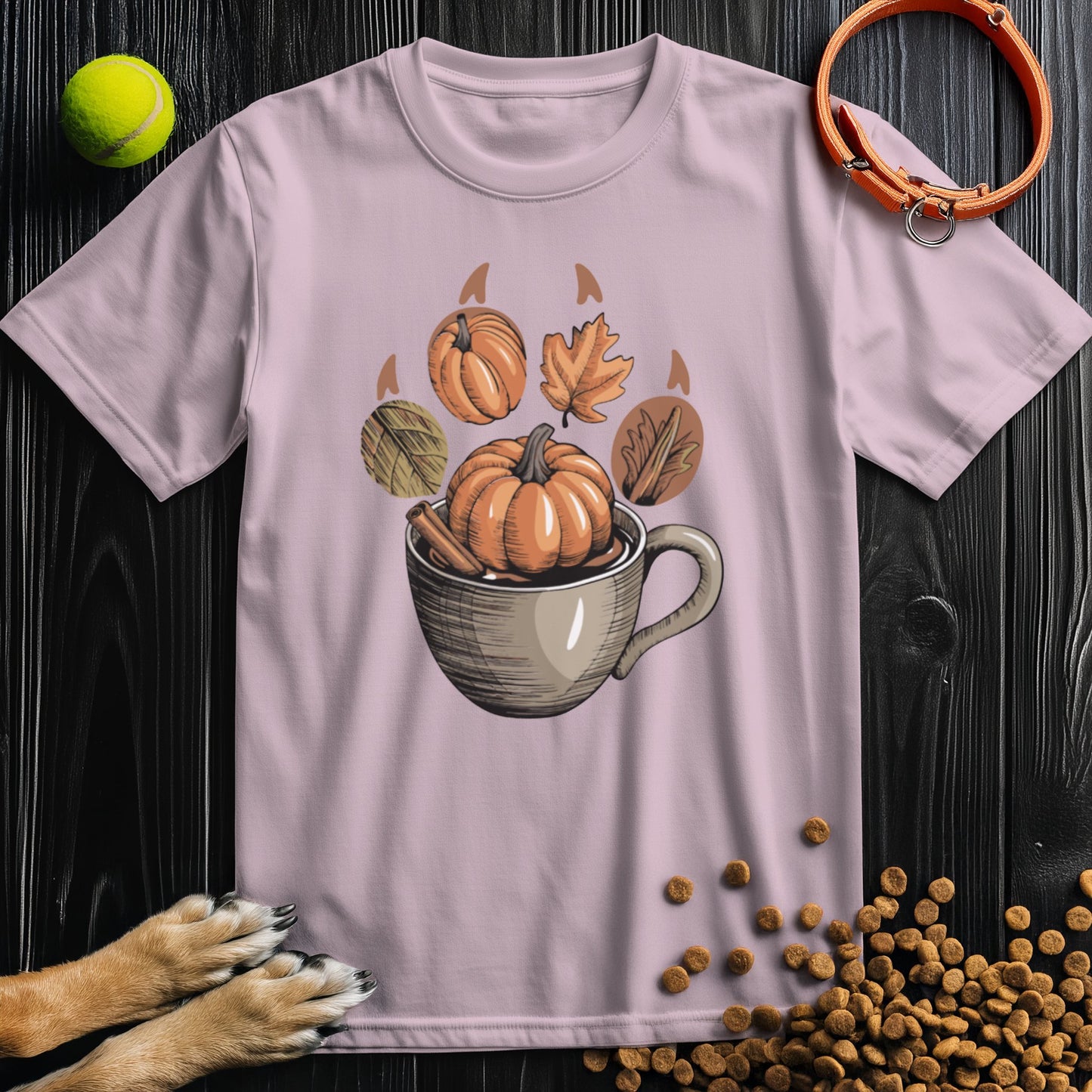 Autumn Brew Paw T-Shirt