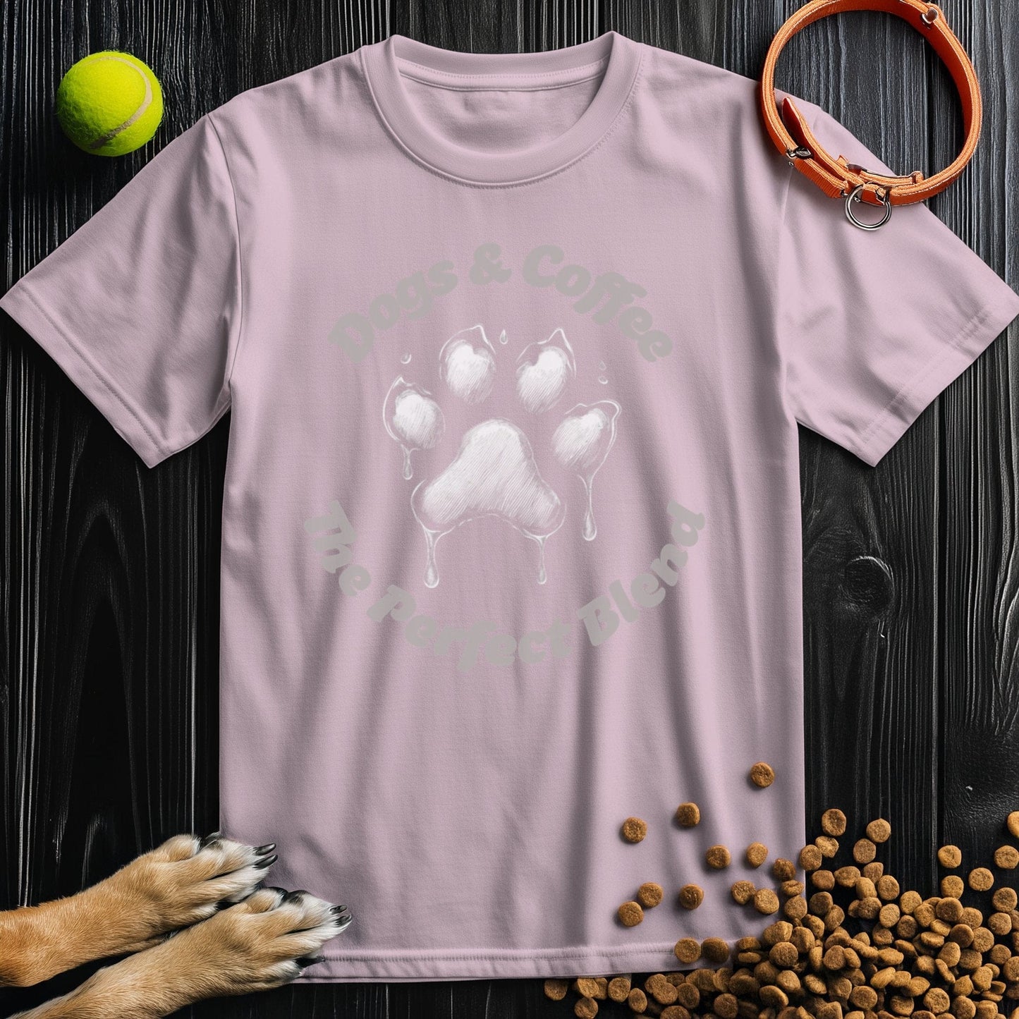 Dogs & Coffee, The Perfect Blend T-Shirt