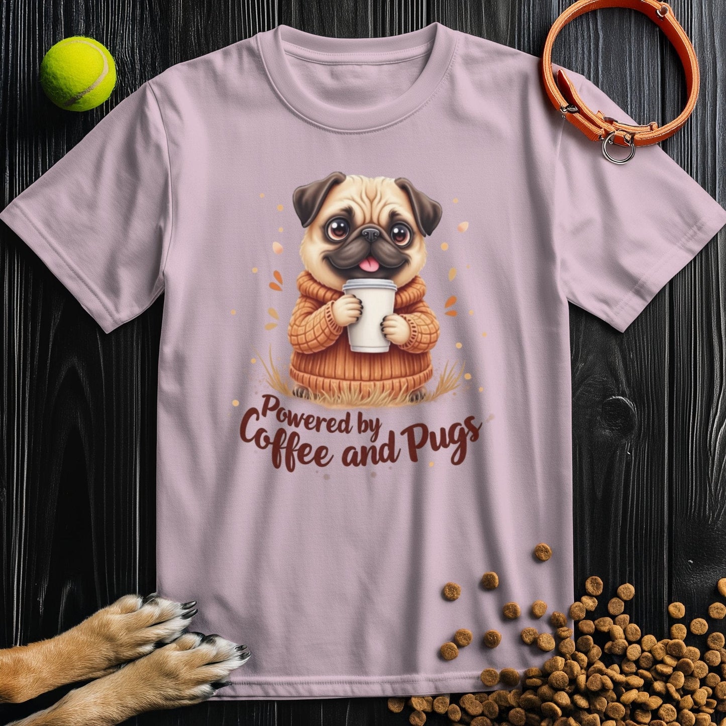 Pugs & Coffee Vibes T-Shirt