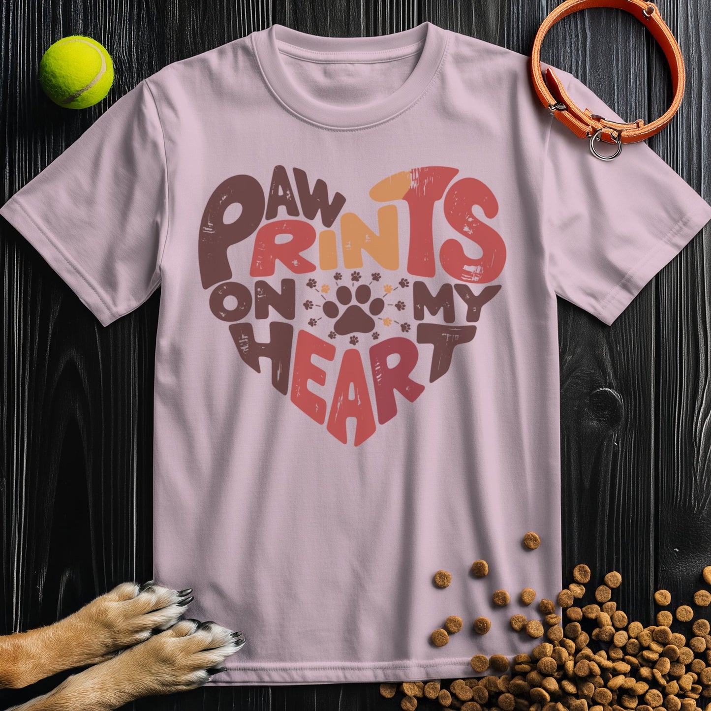 Paw Print On My Heart T-Shirt