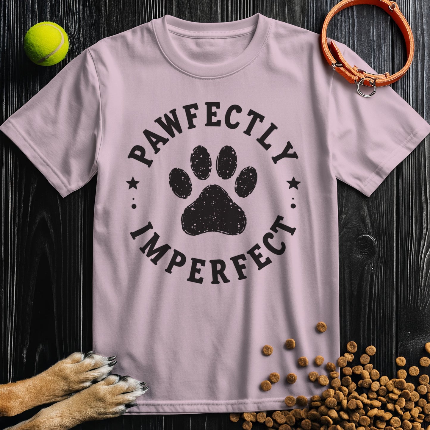 Pawfectly Imperfect Badge T-Shirt