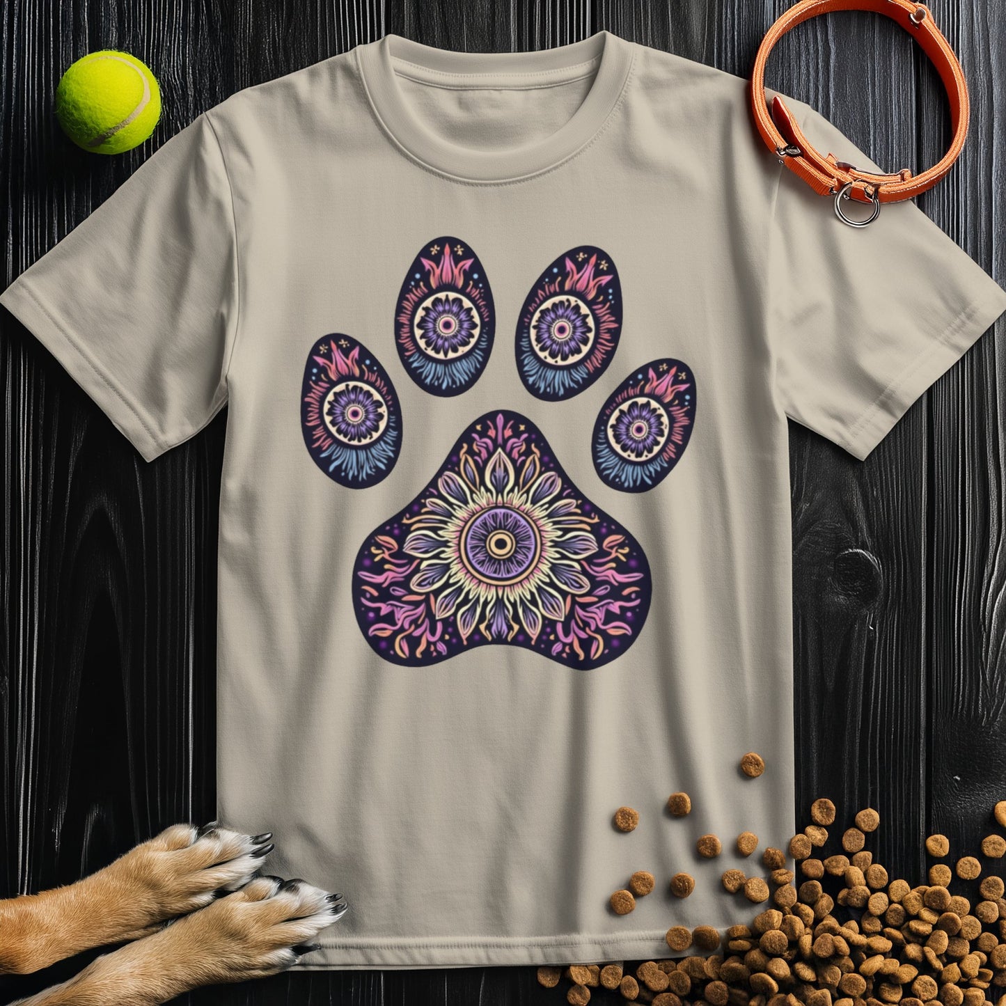 Mystic Paw Mandala T-Shirt