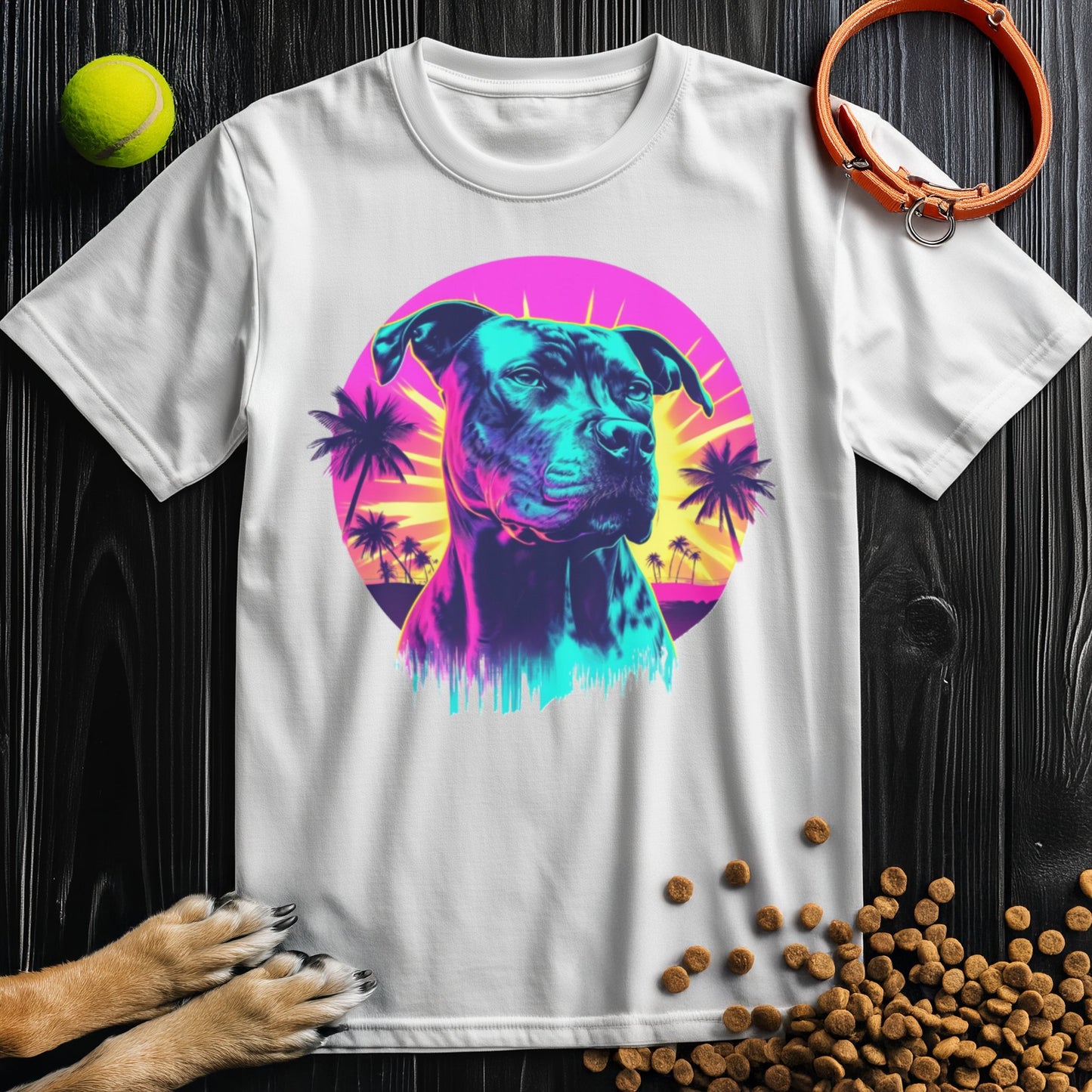 Sunset Pittie T-Shirt