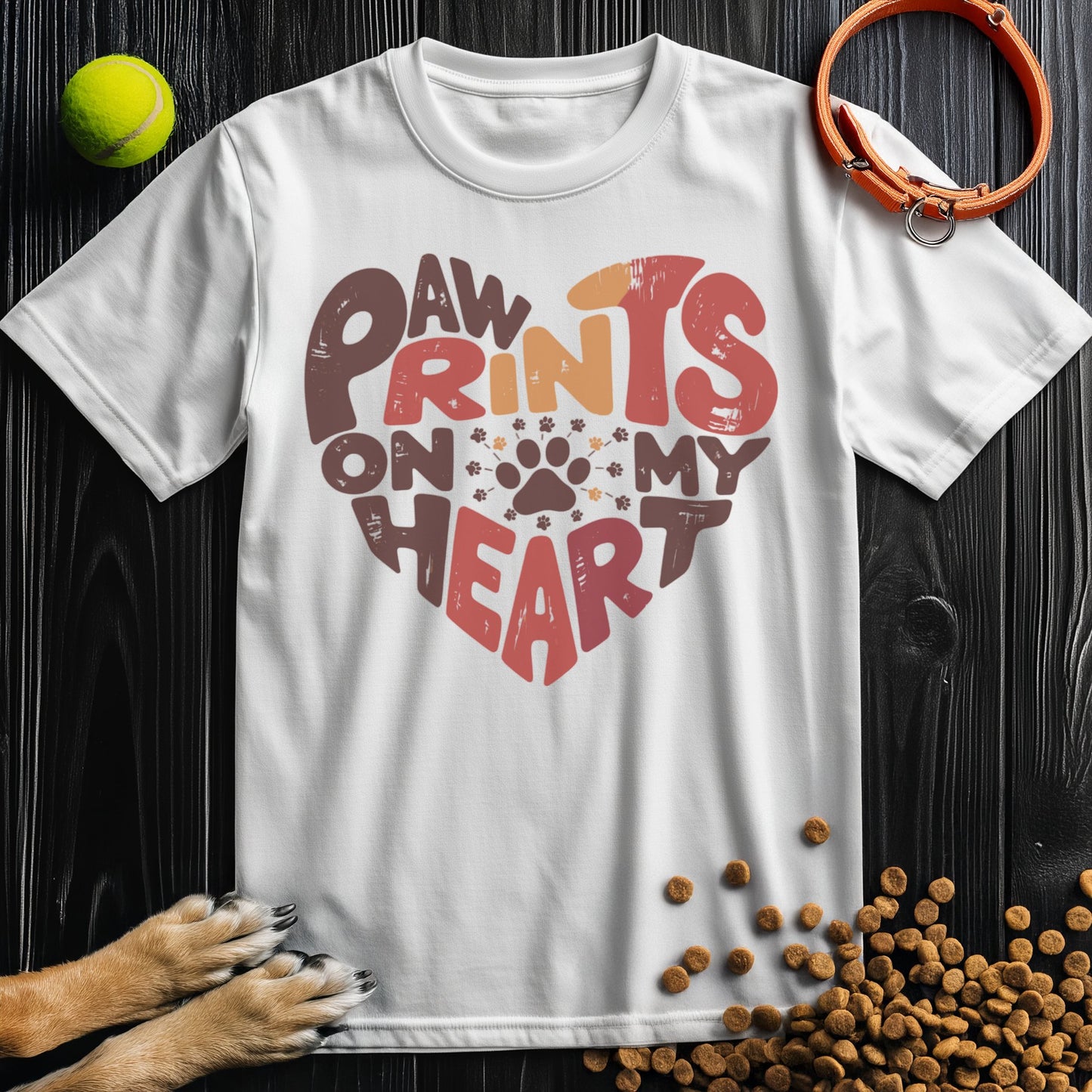 Paw Print On My Heart T-Shirt
