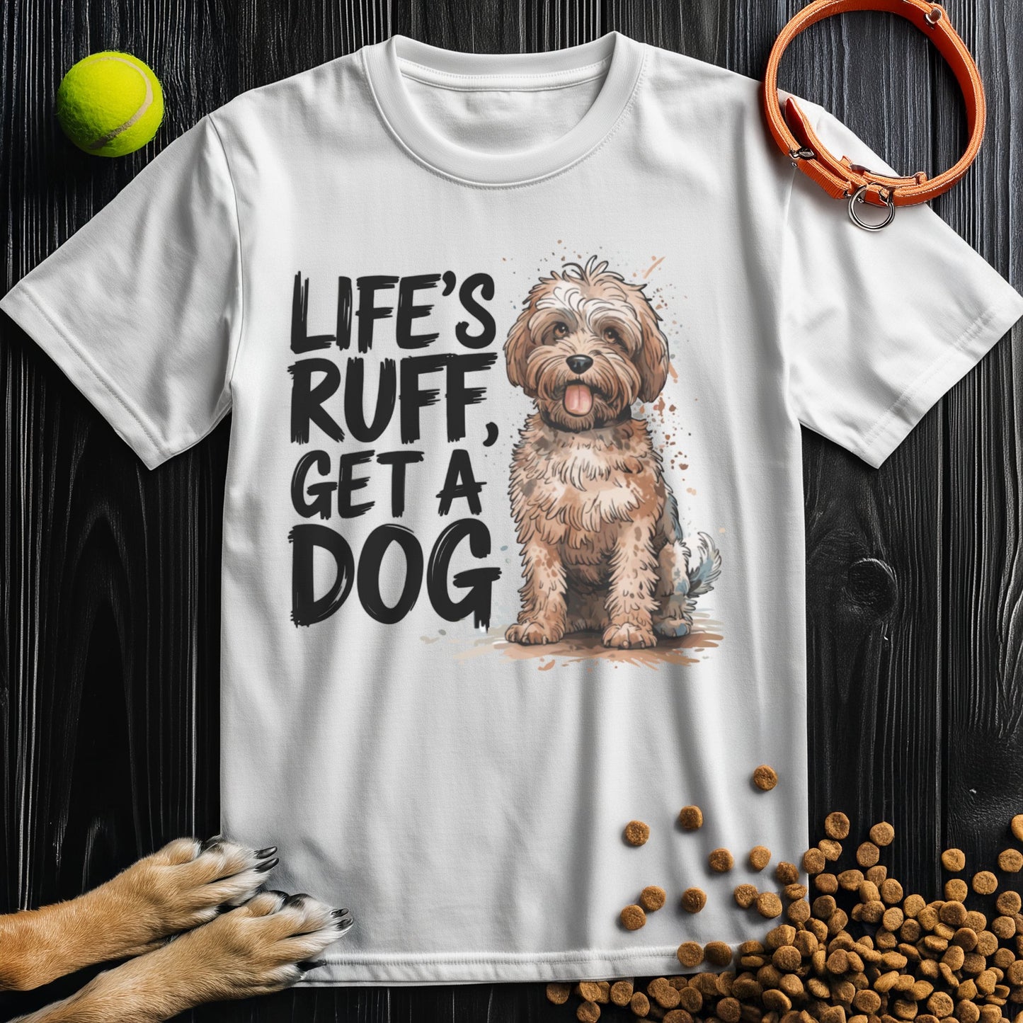 Life's Ruff Get A Dog T-Shirt