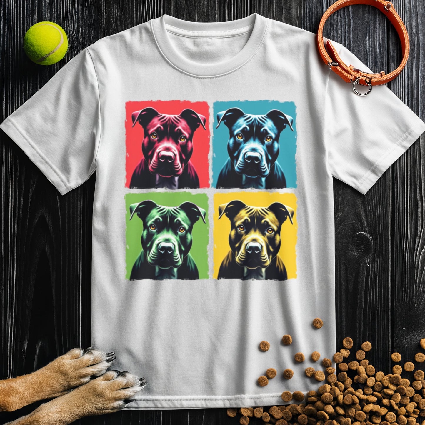 Pittie Pop Art T-Shirt